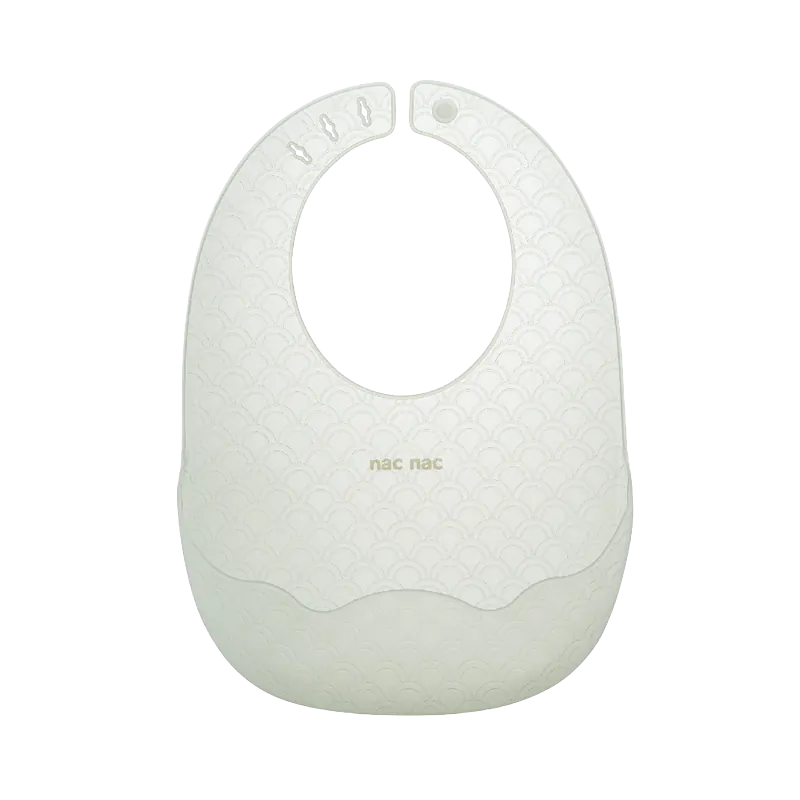 nac nac 白金矽膠雲朵圍兜