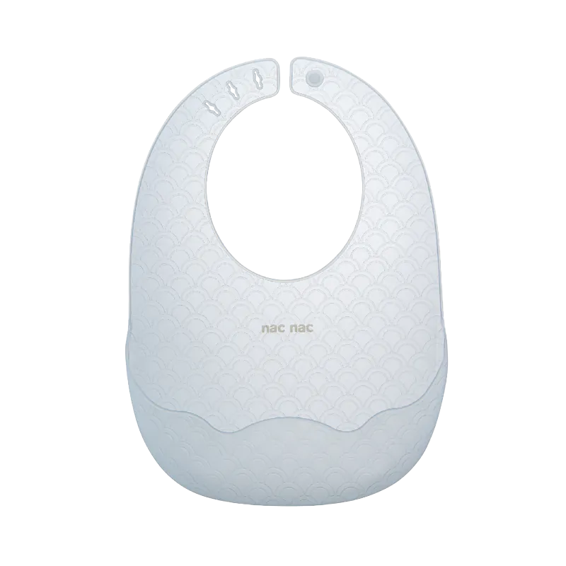 nac nac 白金矽膠雲朵圍兜