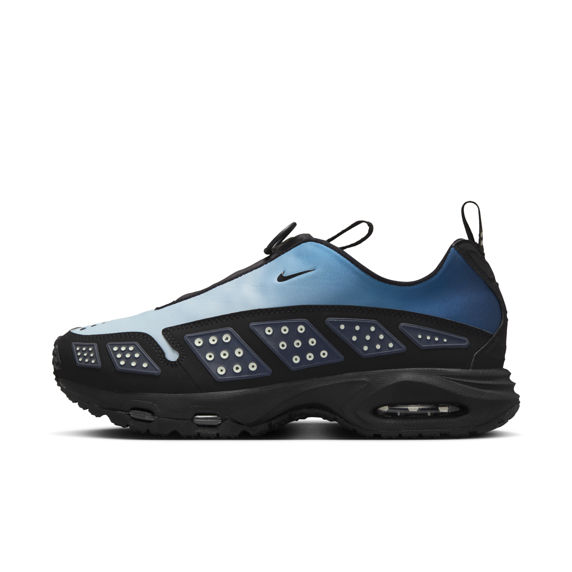 女鞋 NIKE AIR MAX SNDR 'Grey Haze and Obsidian' 黑藍 漸層 氣墊 拉鍊式 休閒鞋【HJ8080-401】