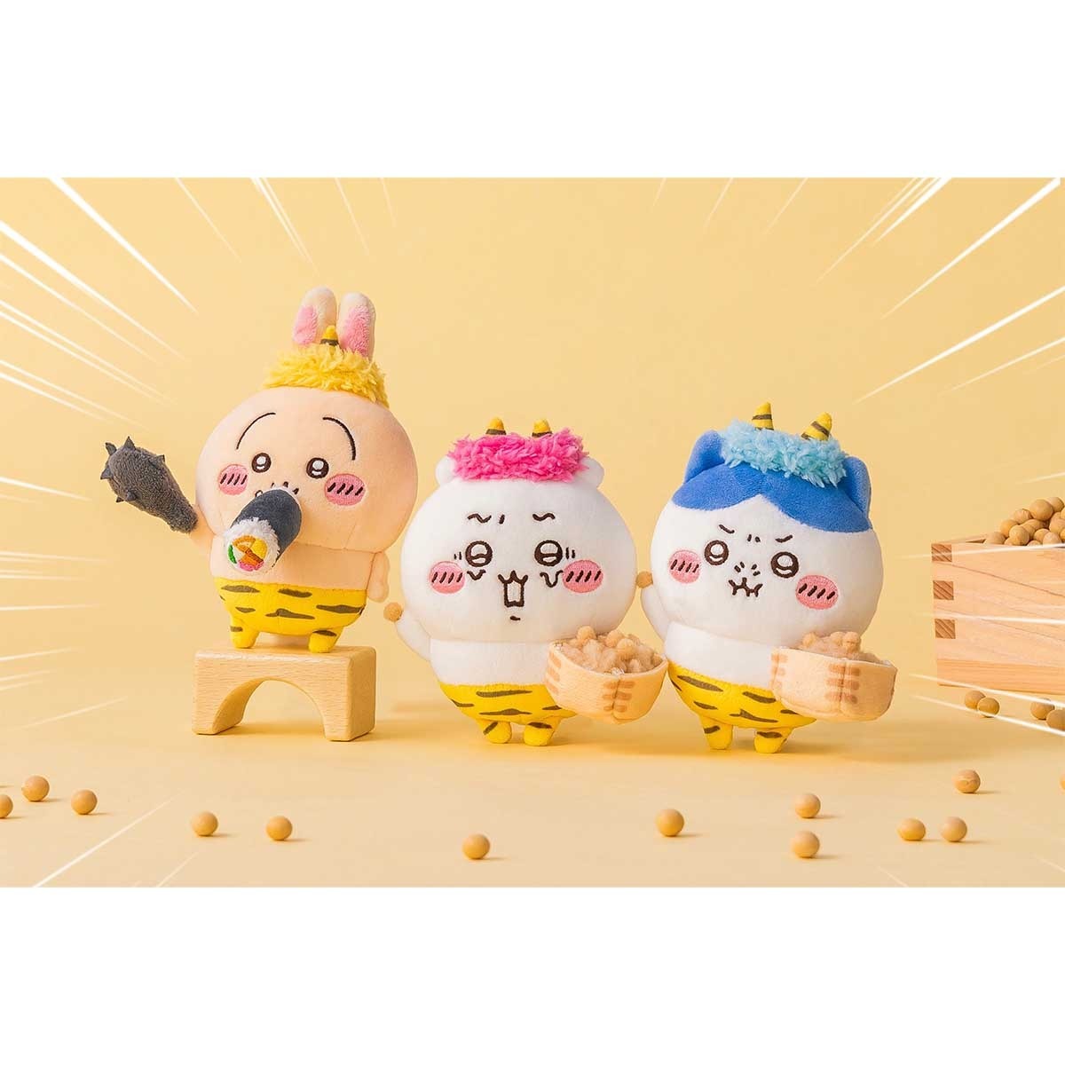 現貨┃日本 Chiikawa 吉伊卡哇 烏薩奇 小八 節分 野人 吊飾 吃壽司