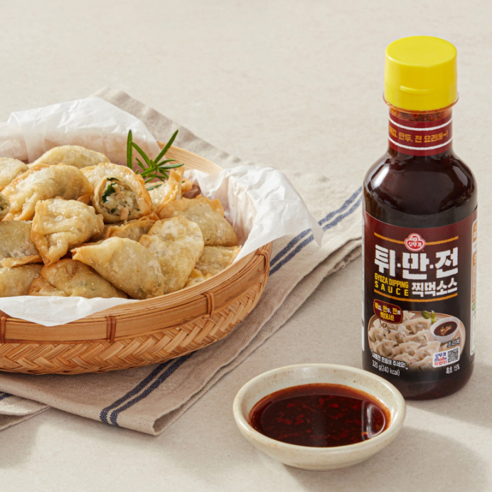 韓國 不倒翁 餃子醬油 320g