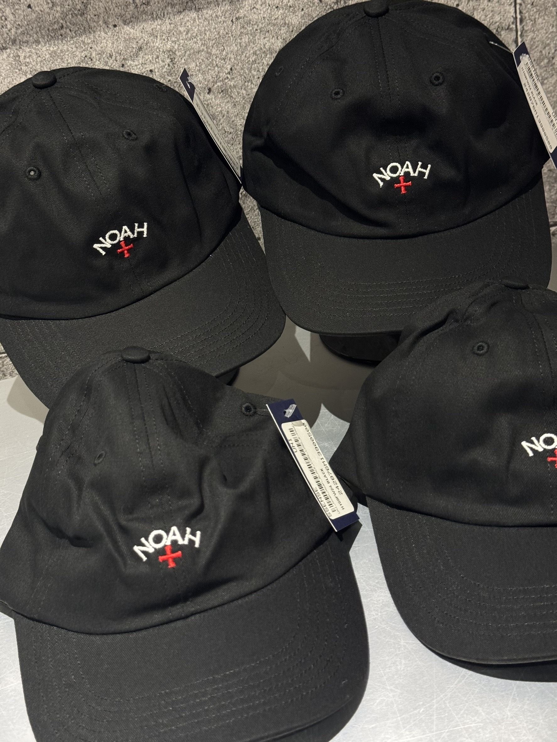 NOAH 經典十字Logo 老帽 黑色