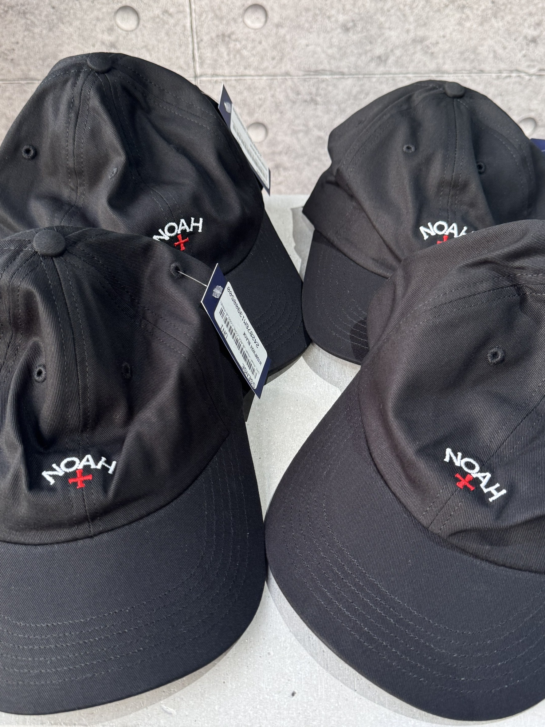 NOAH 經典十字Logo 老帽 黑色