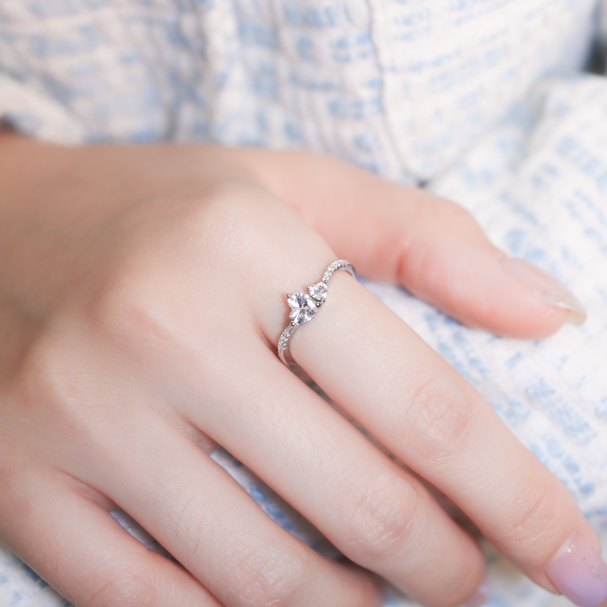 | 925銀 | 愛意相依戒指 | RI0797 |