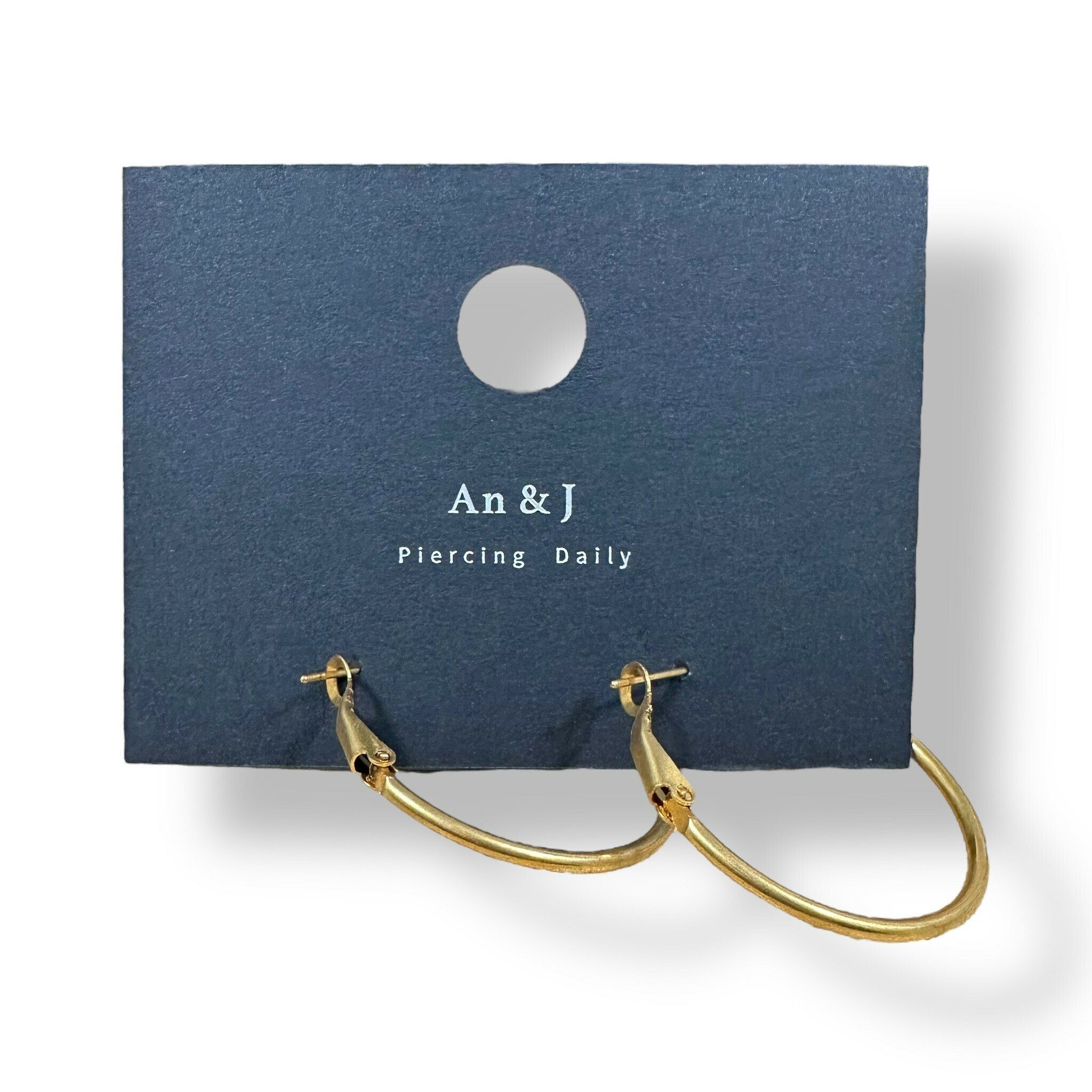 彈扣式-素圈 金 3CM(鋼針)