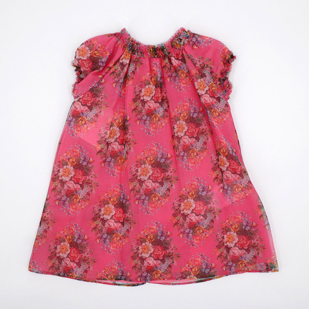 Gucci Silk Floral Dress 24M