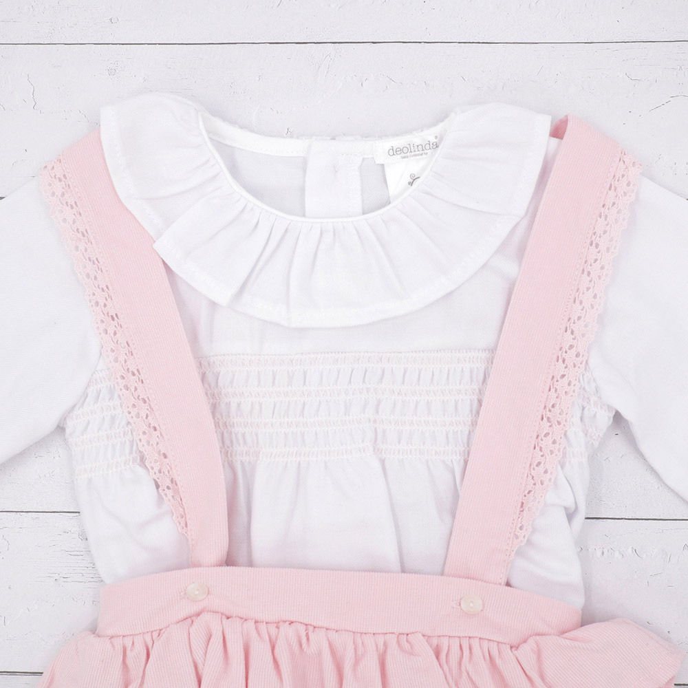 Deolinda Blouse & Frill Romper Set 36M