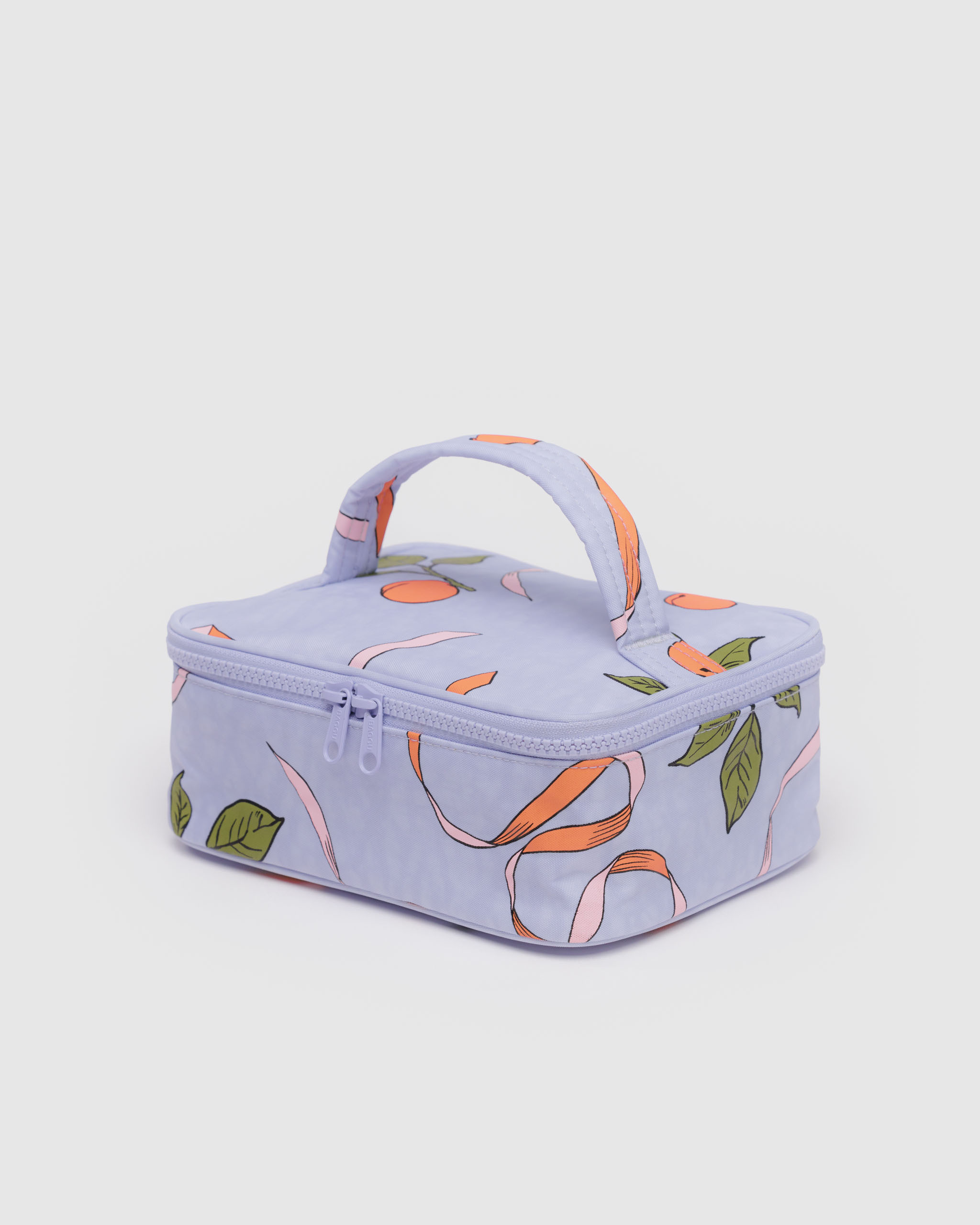 Small Cosmetic Case - Apricots & Ribbons | BAGGU