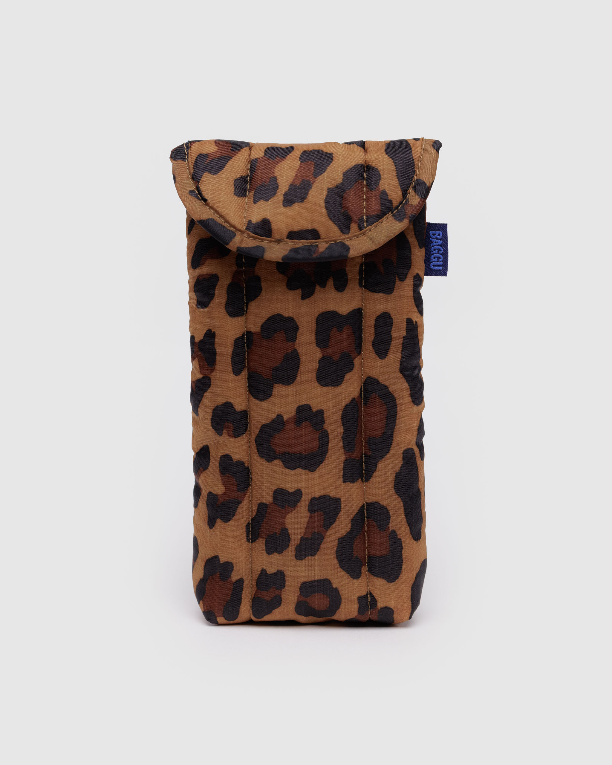 Puffy Glasses Sleeve - Leopard Print | BAGGU