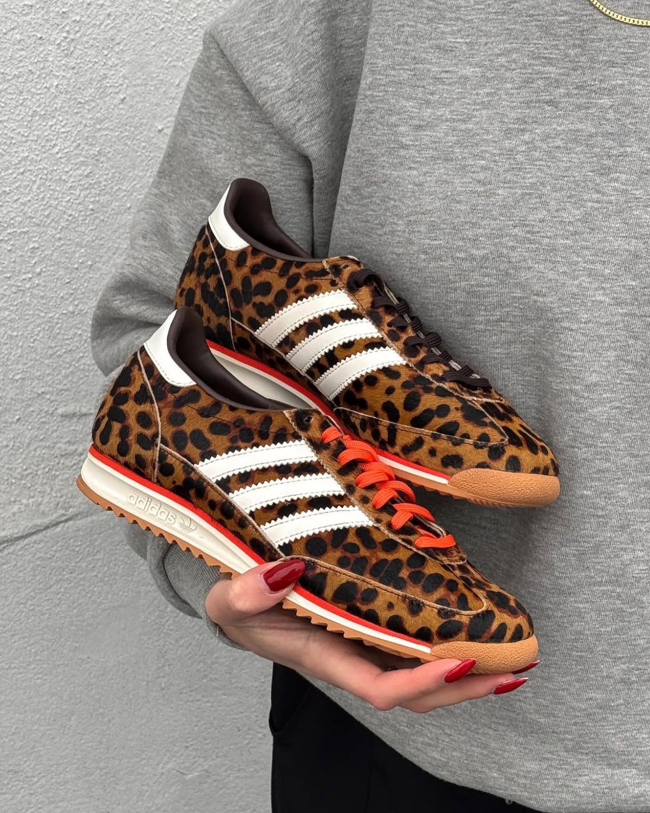【Focus Store】預購 Adidas Originals SL72 OG Wmns "Cheetah Pack - Impact Orange" 豹紋 JI0189