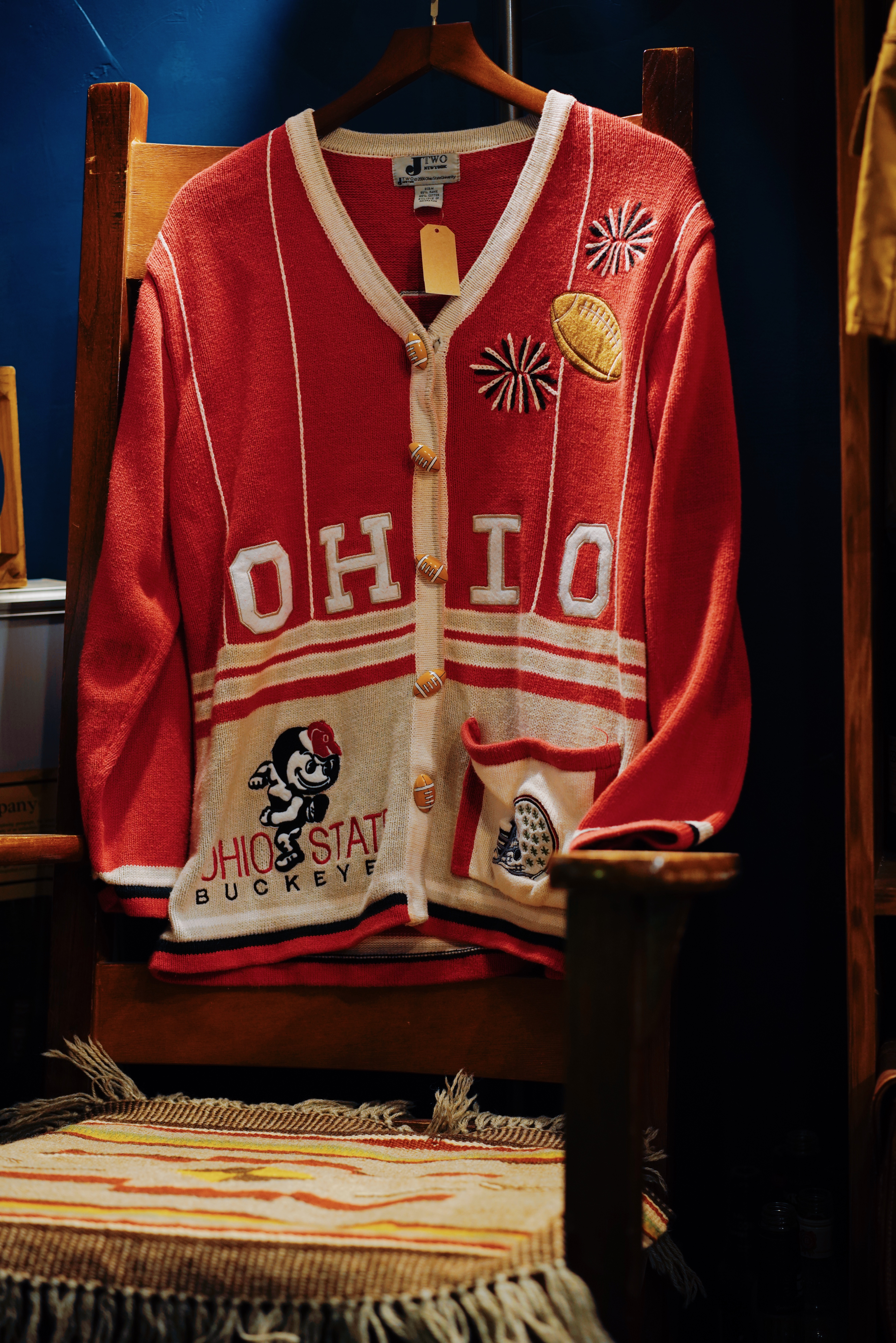Ohio State Buckeyes Athletics Sweater / 俄亥俄州立大學七葉樹美式足球隊針織外套