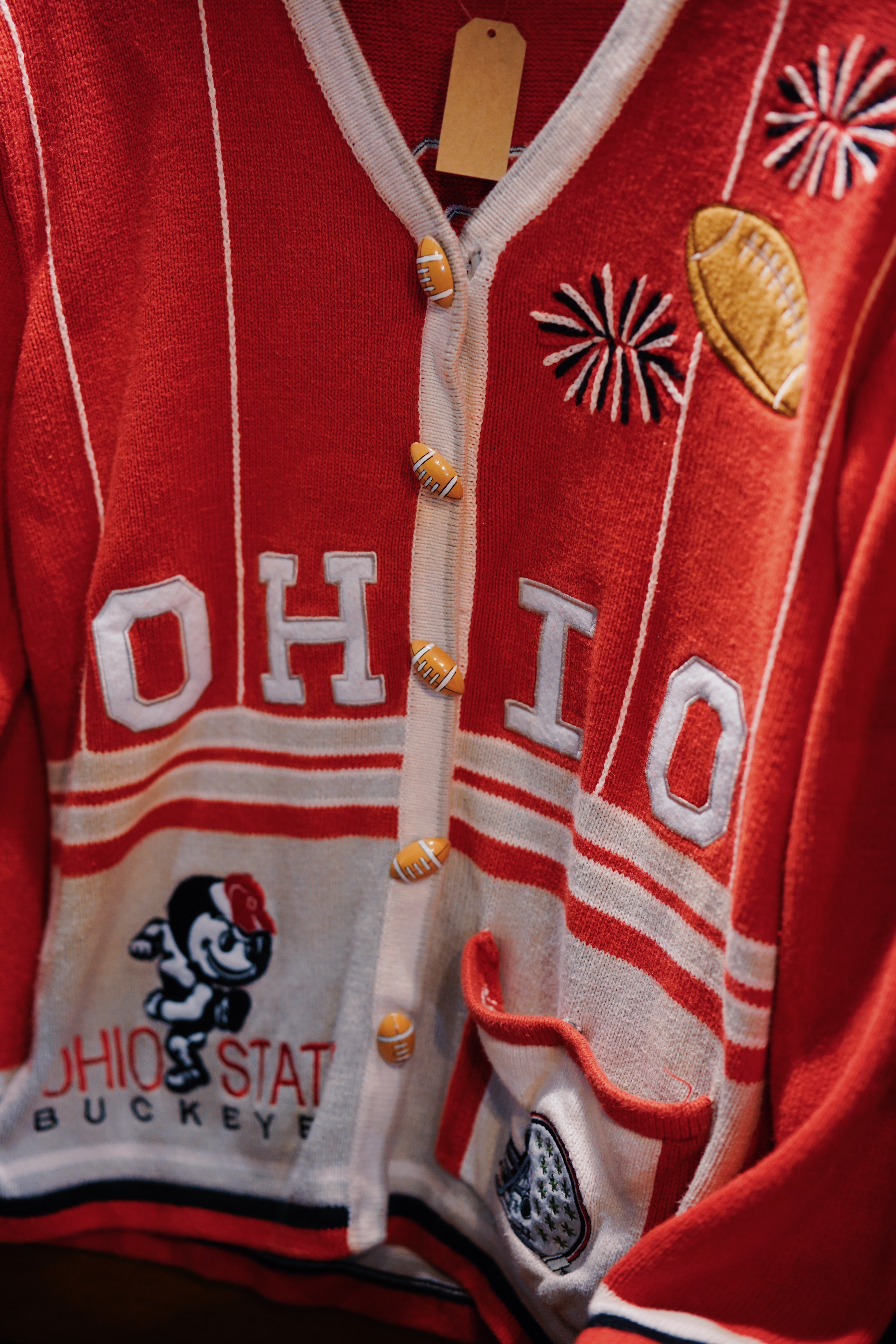Ohio State Buckeyes Athletics Sweater / 俄亥俄州立大學七葉樹美式足球隊針織外套