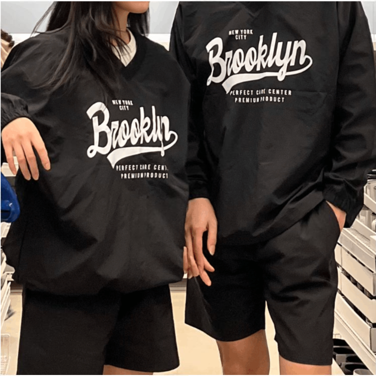 BROOKLYN_V領防風衛衣 (三色)