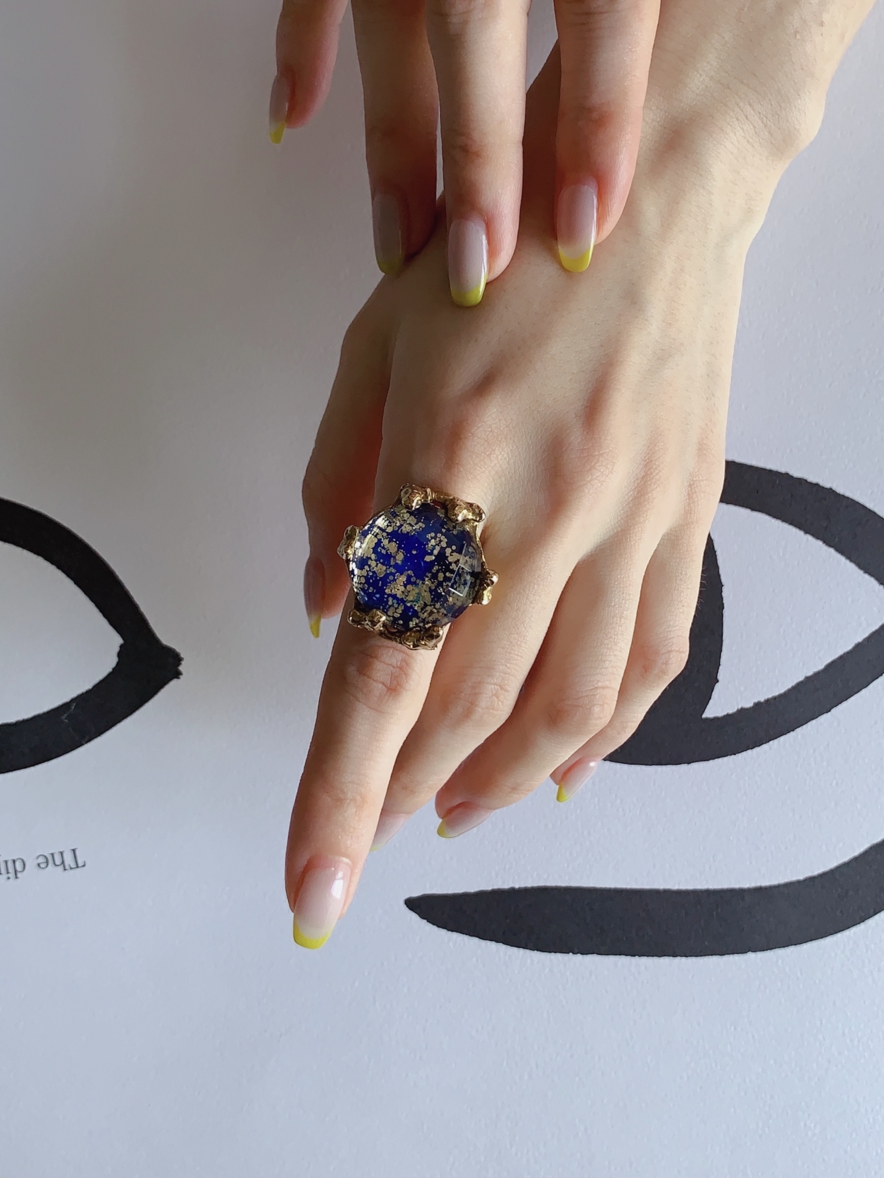 巴黎瑪黑區華麗設計師風格飾品-戒指