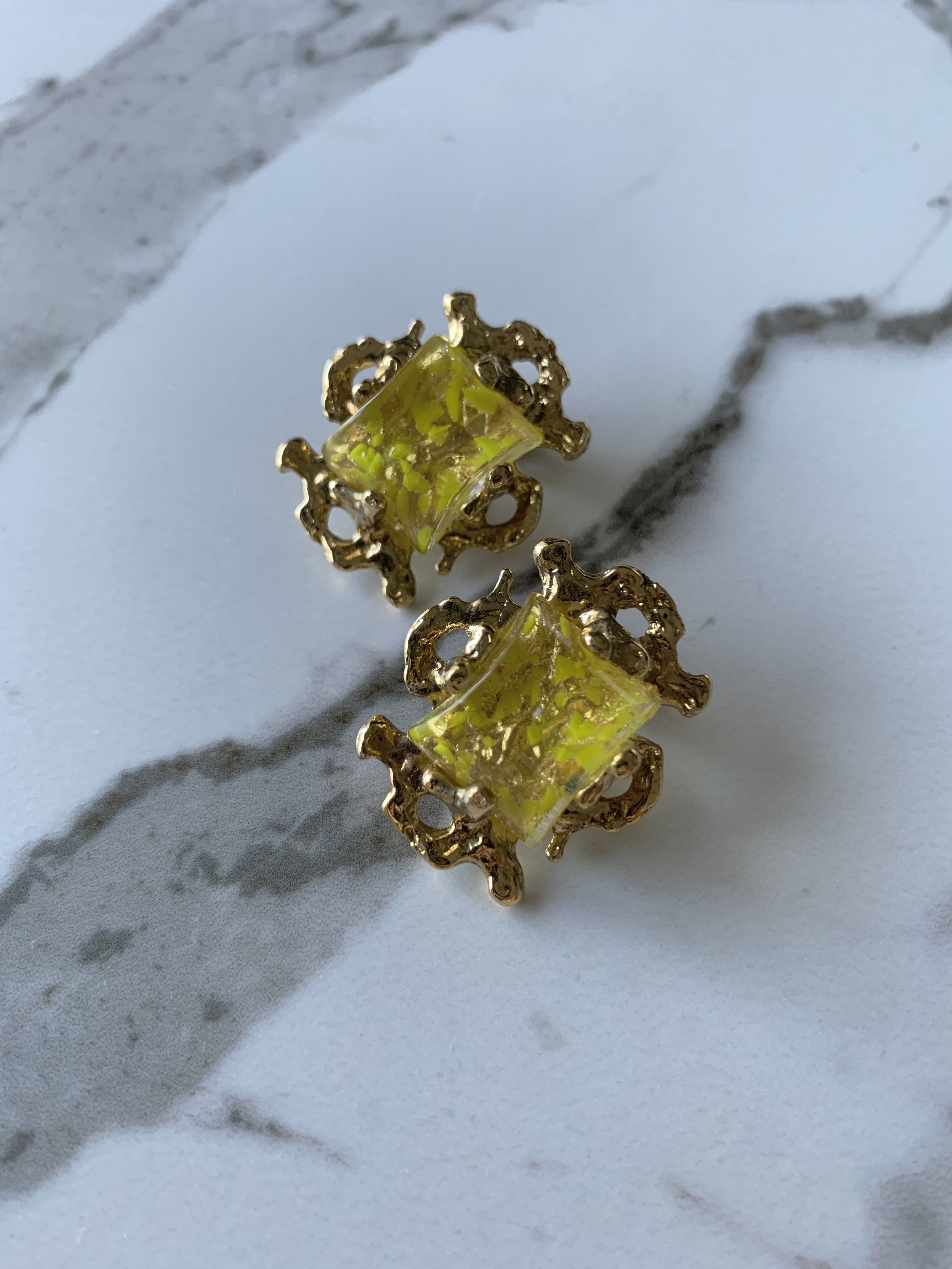 巴黎瑪黑區華麗設計師風格飾品-貼耳夾式耳環