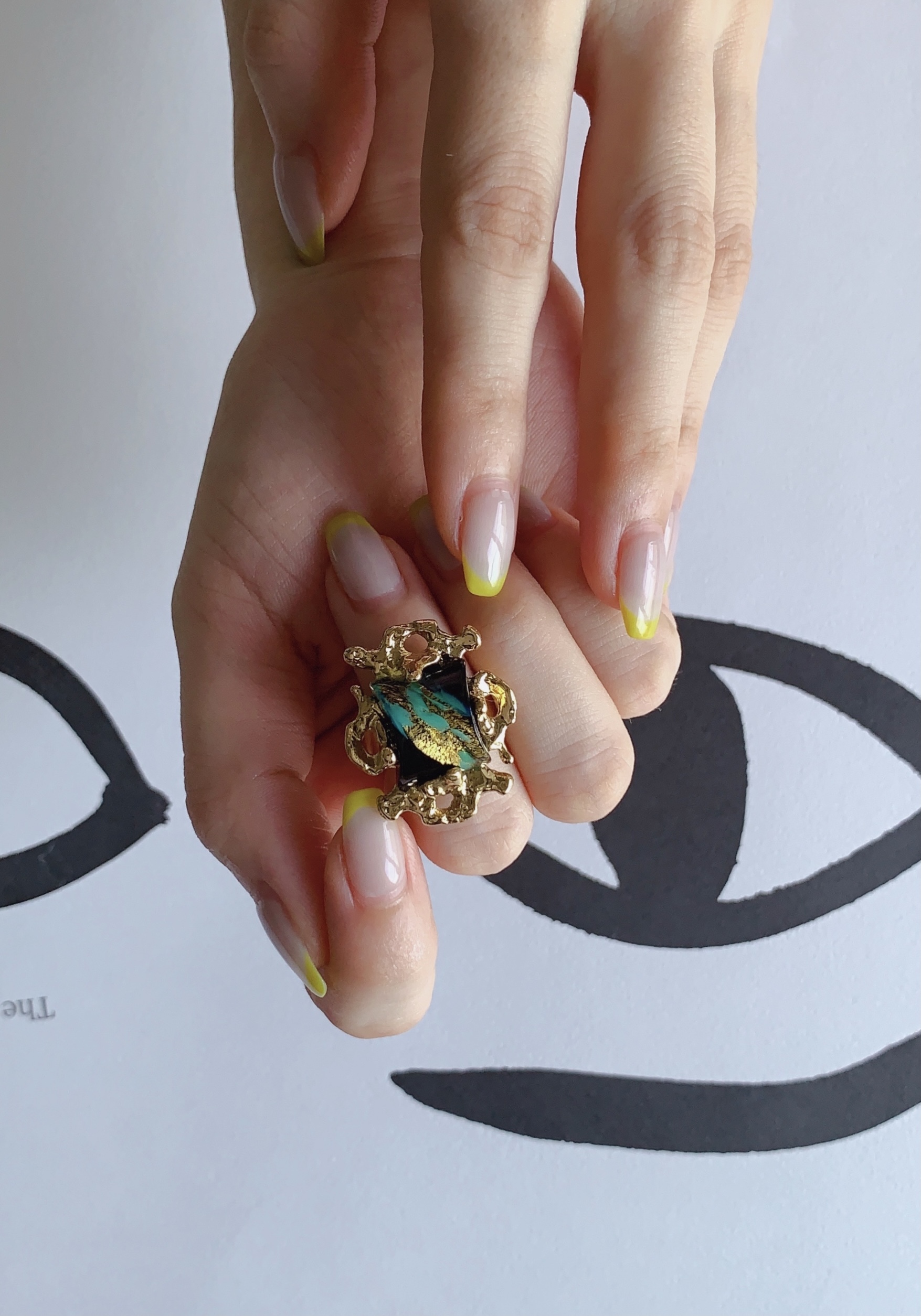 巴黎瑪黑區華麗設計師風格飾品-戒指