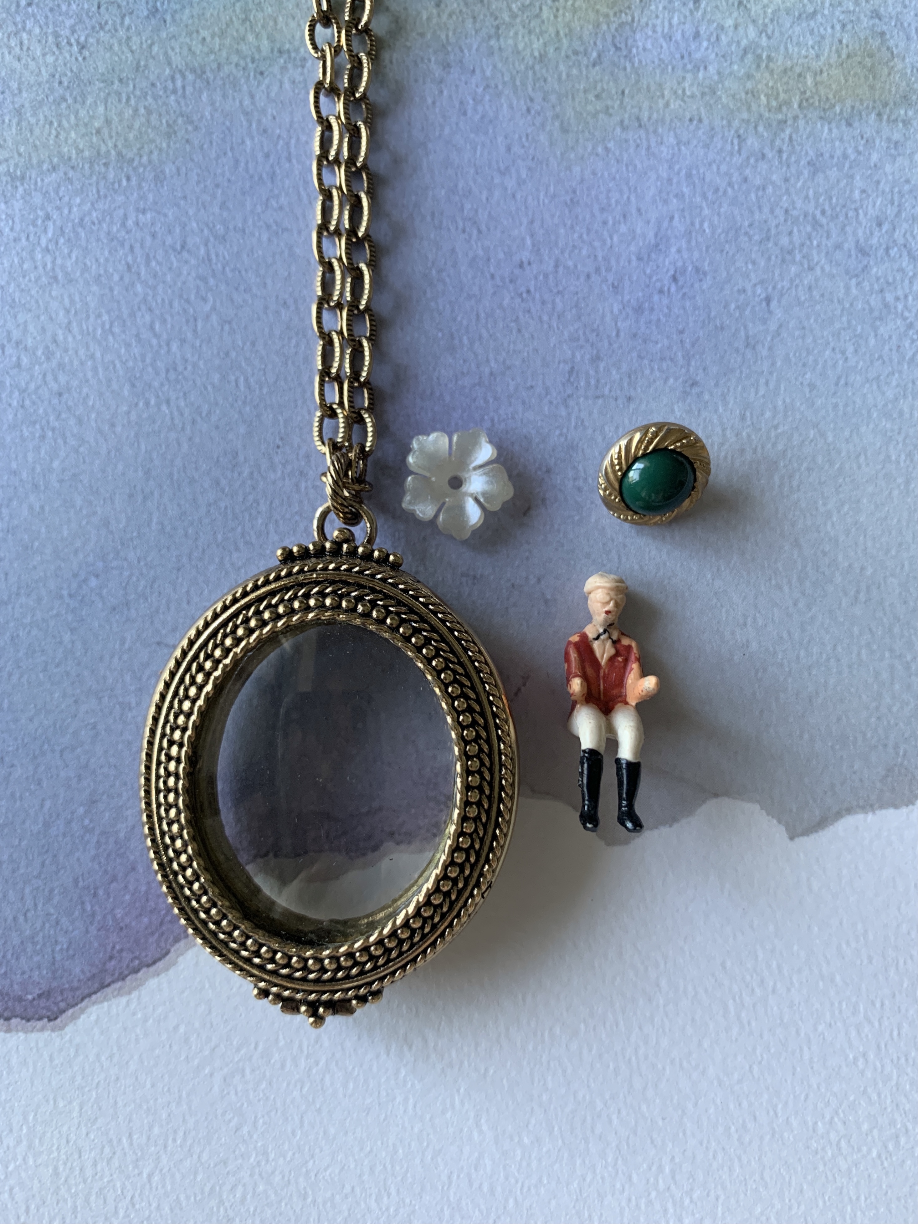 義大利佛羅倫斯-Dream Box玻璃盒長項鍊