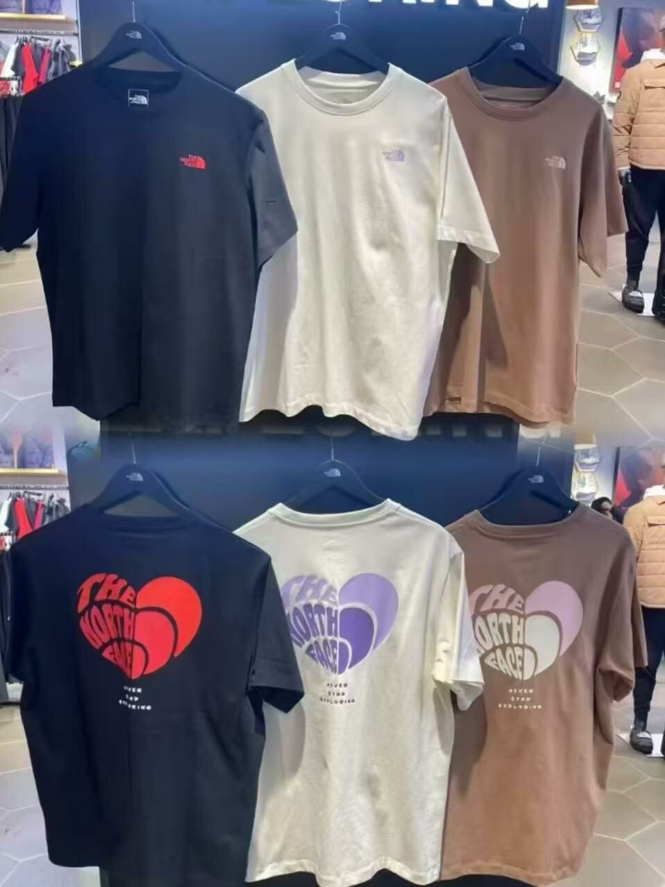 廠單 TNF愛心親子短袖