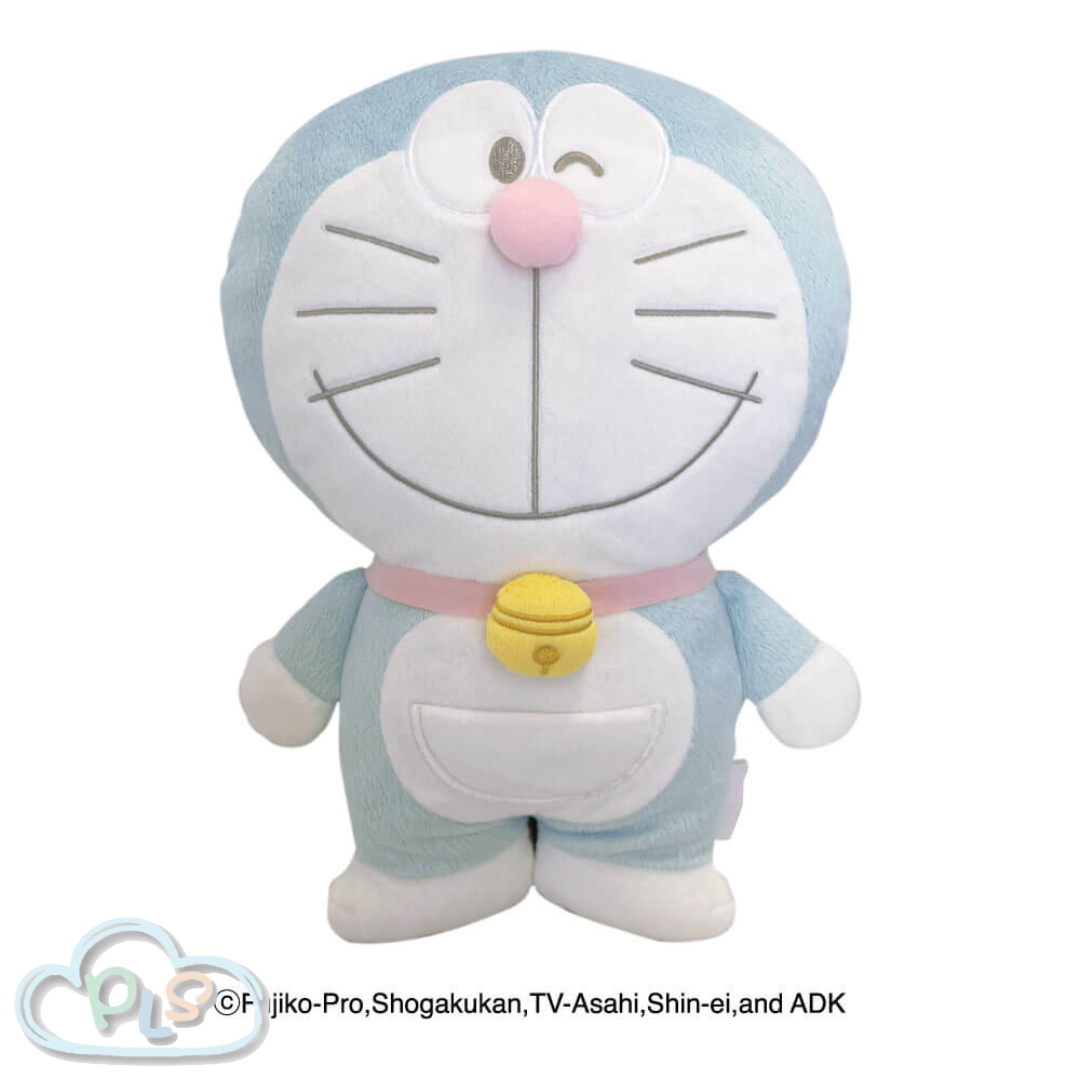 現貨 午睡毛絨公仔 31.5cm 藍色 多啦A夢 S K JAPAN #21481