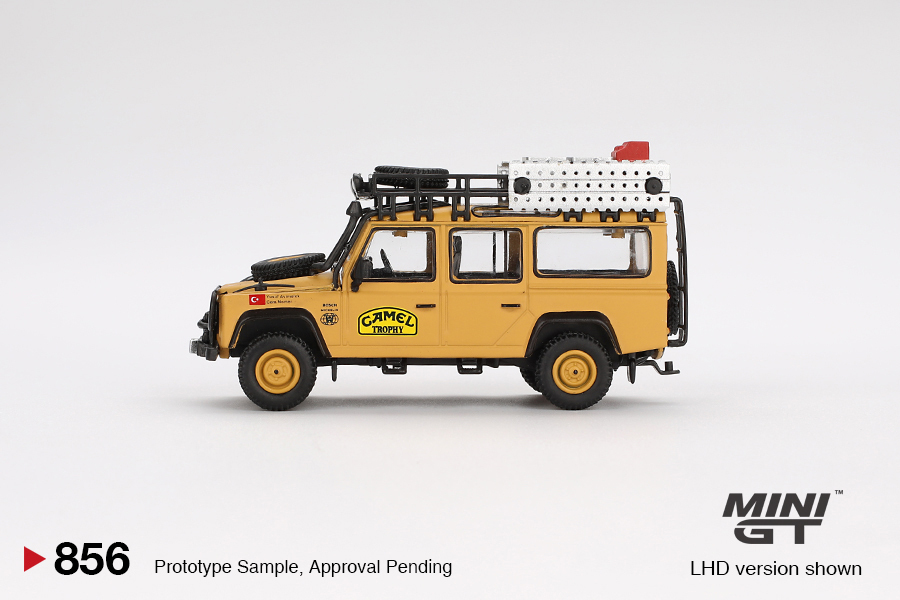 Mini GT 1/64 Land Rover Defender 110 1989 Camel Trophy Amazon Team Turkey Turkey Exclusive 左軚版 (吸塑包裝)