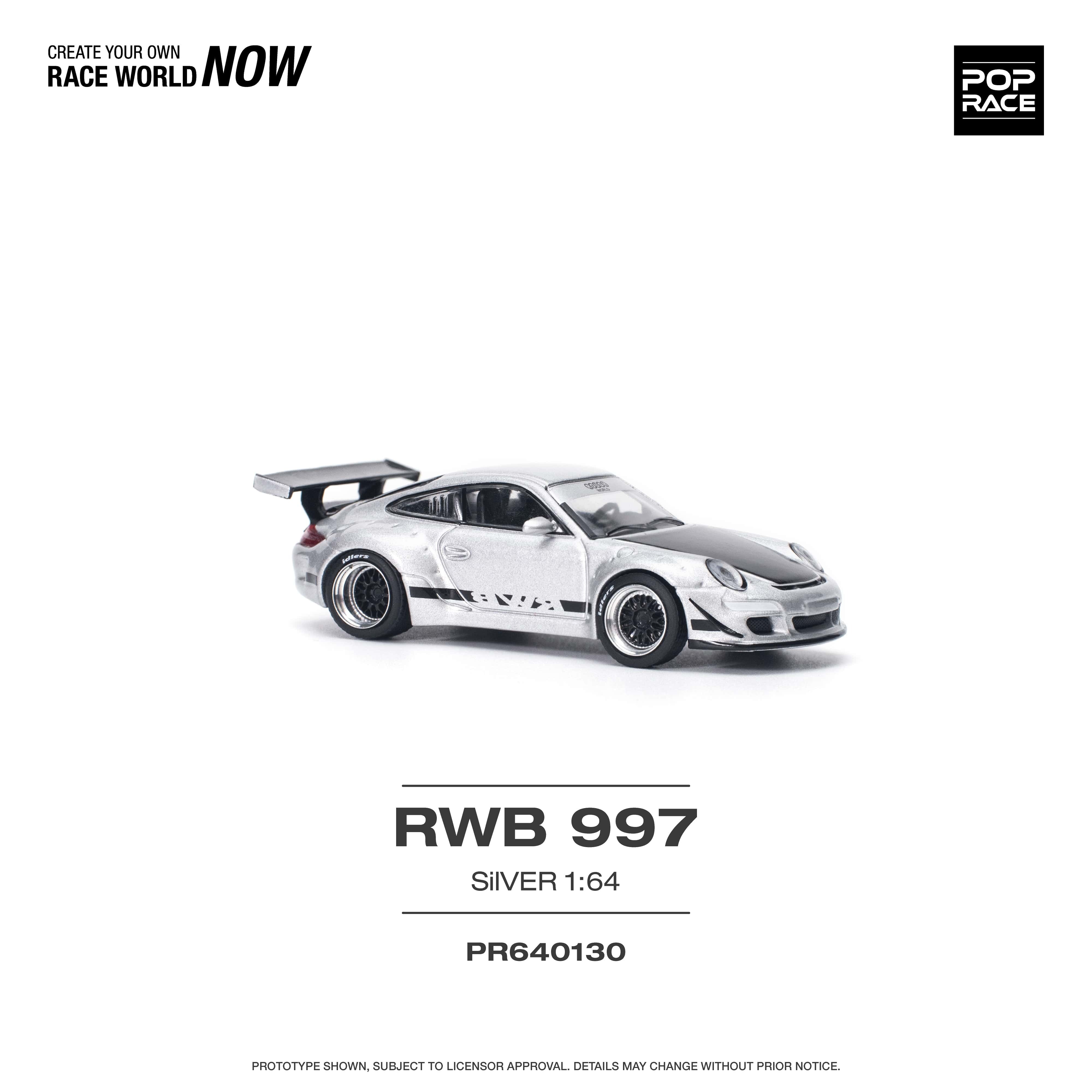 POPRACE 1/64 RWB 997 SILVER