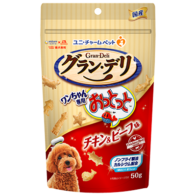 Grad-Deli 愛犬專用 森永魚仔餅 雞肉牛肉味 50g