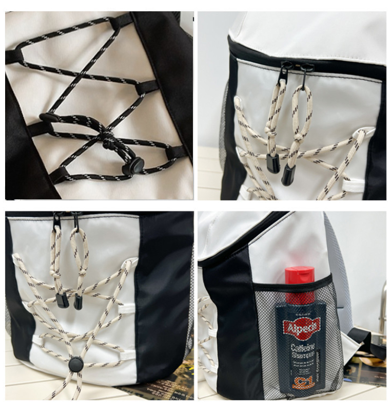 免運|可愛水桶包 x 機能抽繩設計雙背包【BGGS019】