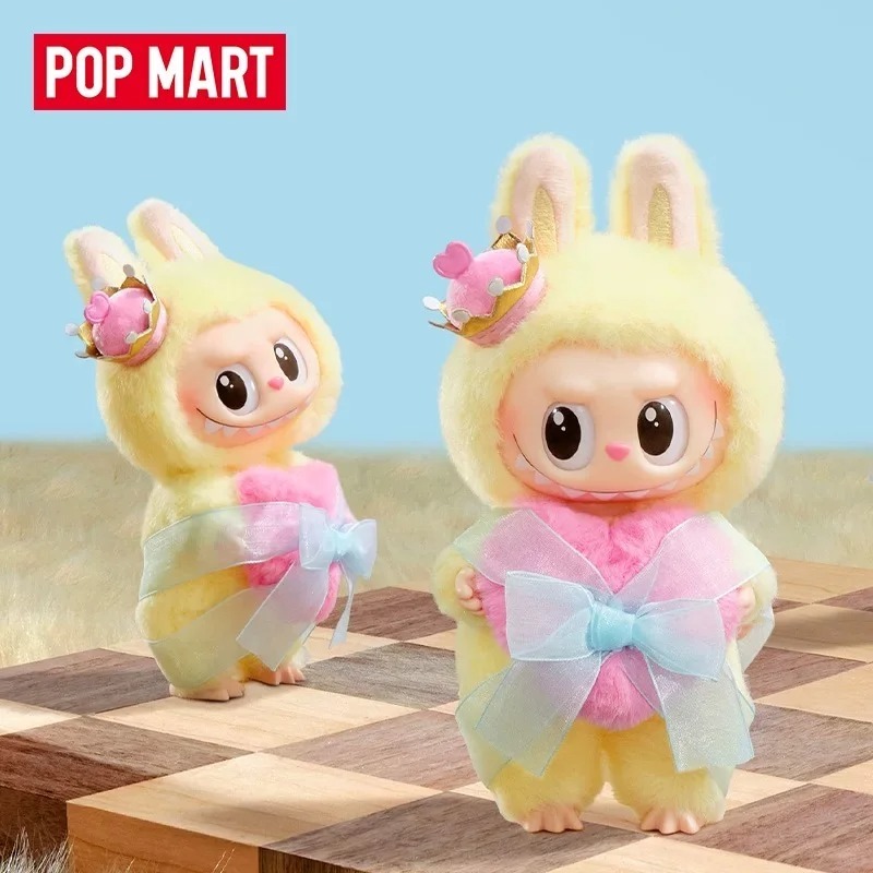 未開封新品　POP MART LET'S CHECKMATE Labubu POP MART THE MONSTERS 370mm Let's Checkmate Plush Toy LABUBU