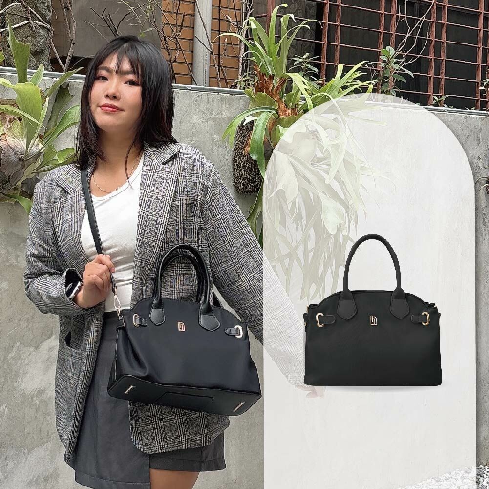 波士頓尼龍包-黑