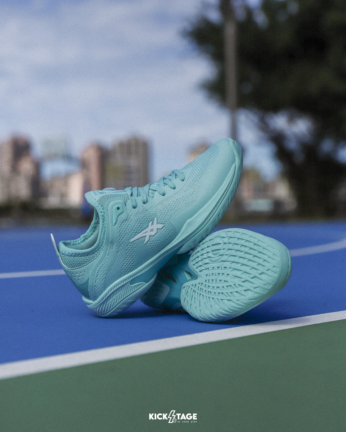 **特價售出無退換**[西門實體門市現貨]男女鞋 ASICS GLIDE NOVA FF 3 湖水綠 包覆 吸震 回彈 運動 籃球鞋【1063A072-200】25SALE