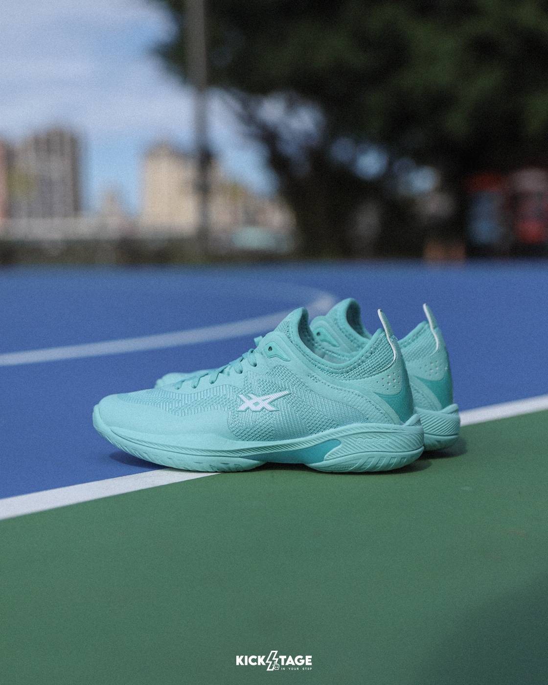 **特價售出無退換**[西門實體門市現貨]男女鞋 ASICS GLIDE NOVA FF 3 湖水綠 包覆 吸震 回彈 運動 籃球鞋【1063A072-200】25SALE