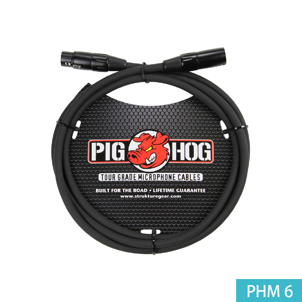 Pighog Pighog / PHM系列 麥克風導線 XLR (6ft/10ft/15ft/20ft/30ft) 第 2 張圖片｜三峽麥克風