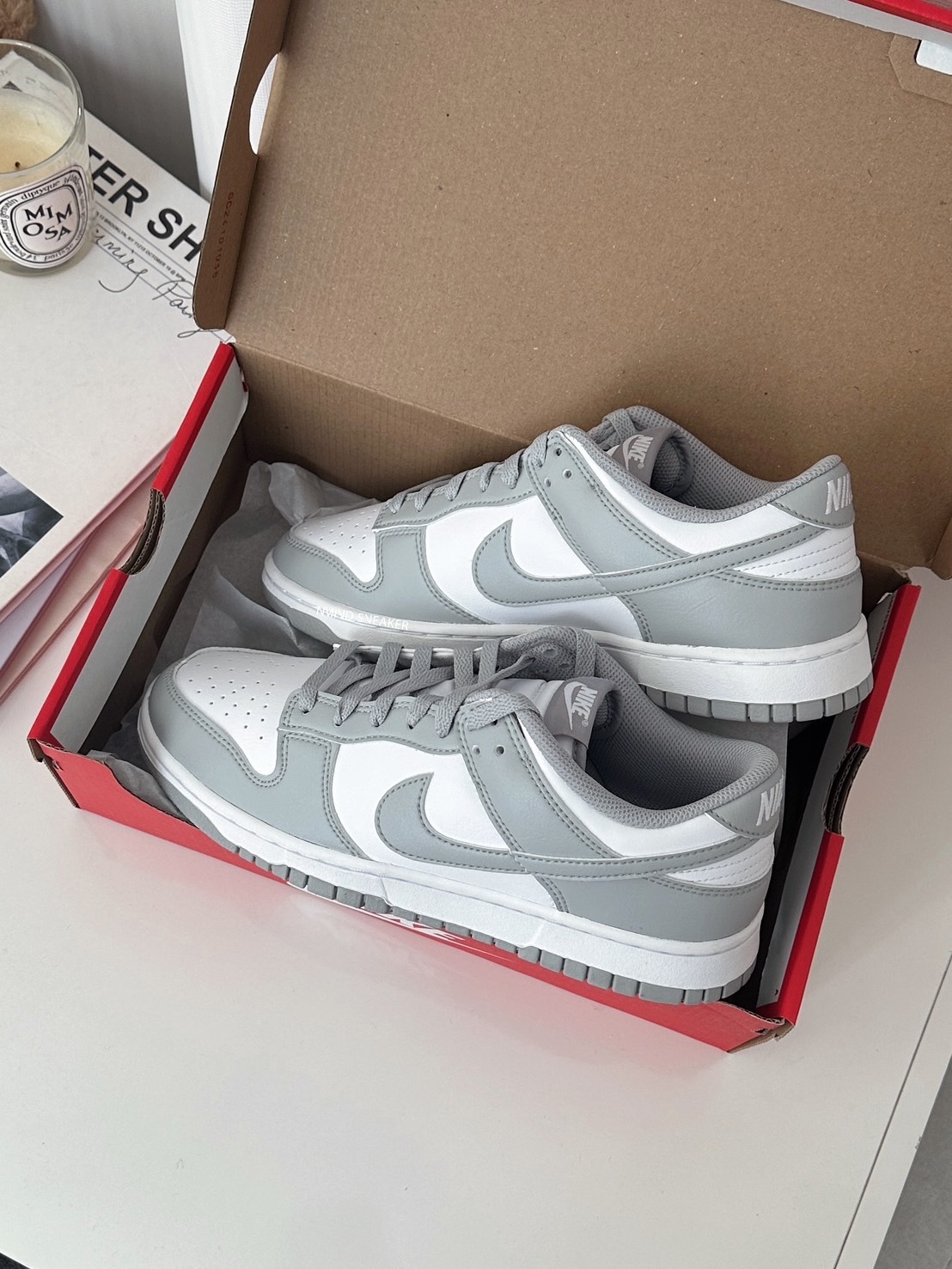 Nike Dunk Low Retro 灰白 男鞋