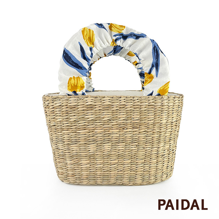 Paidal 海島假期手工藤編包草編包手提包方包