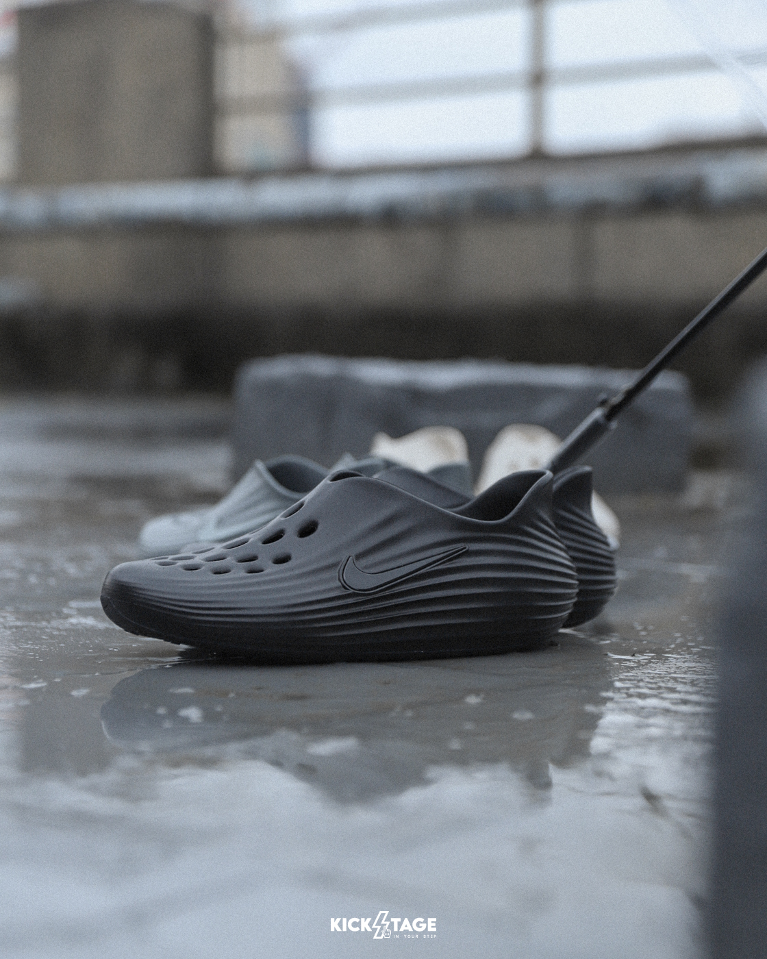 男鞋 NIKE REACTX REJUVEN8 'Triple Black' 黑色 泡棉 休閒 防水 涼鞋 拖鞋 恢復鞋【HV5060-001】