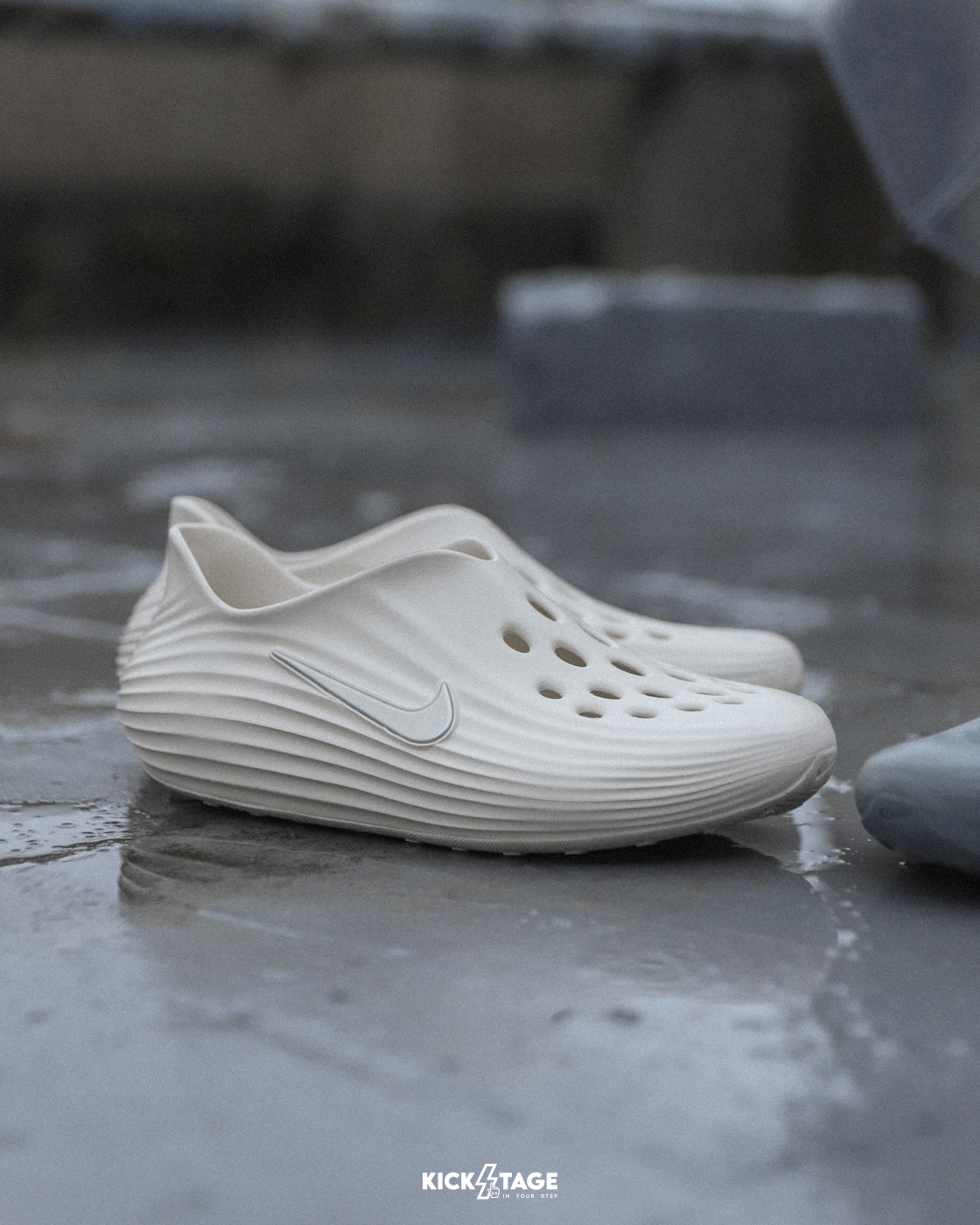 <海外連線代購> NIKE REACTX REJUVEN8 'Light Orewood Brown' 沙色 泡棉 休閒 防水 涼鞋 拖鞋 恢復鞋【HV5060-100】