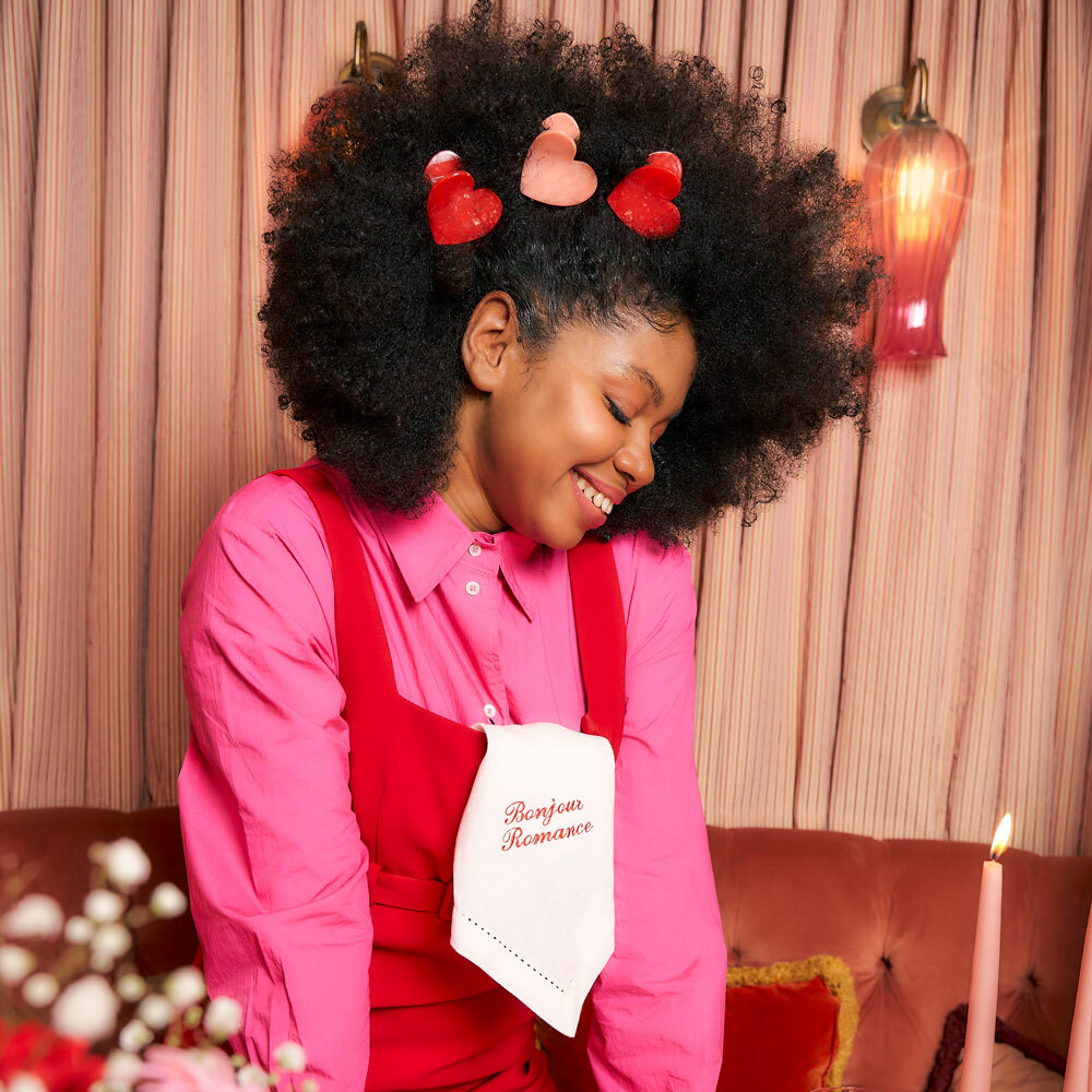 Coucou Suzette,抓夾,髮夾,髮飾,飾品,配件,親子,童趣,法國飾品,汪星人,情人節,愛心,蝴蝶結,情人節限定