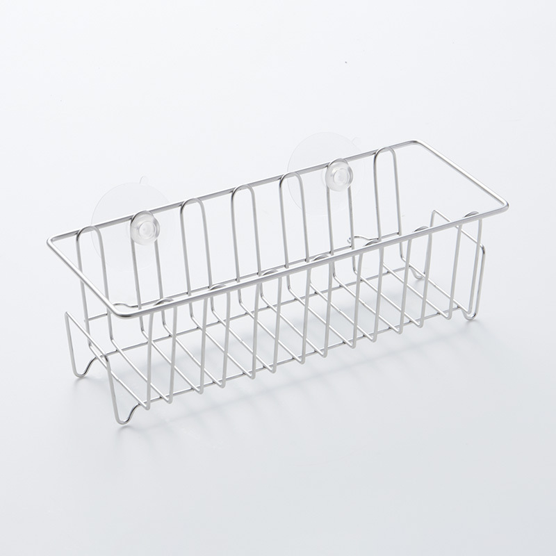 SP 不鏽鋼收納籃附吸盤/20.5x8.5x7cm
