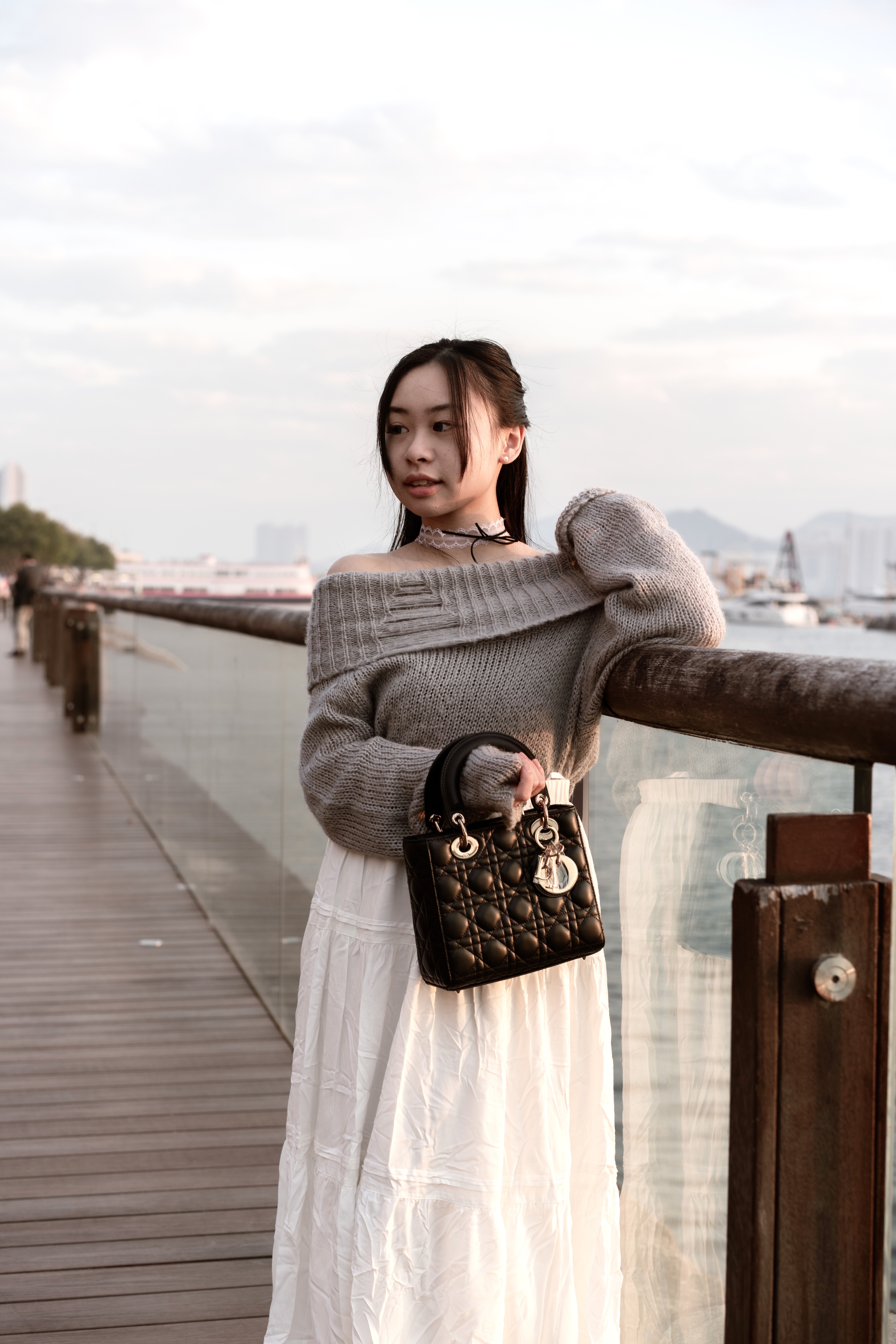 DIOR Lady DiorMy ABCDior 羊皮革 小型 戴妃袋