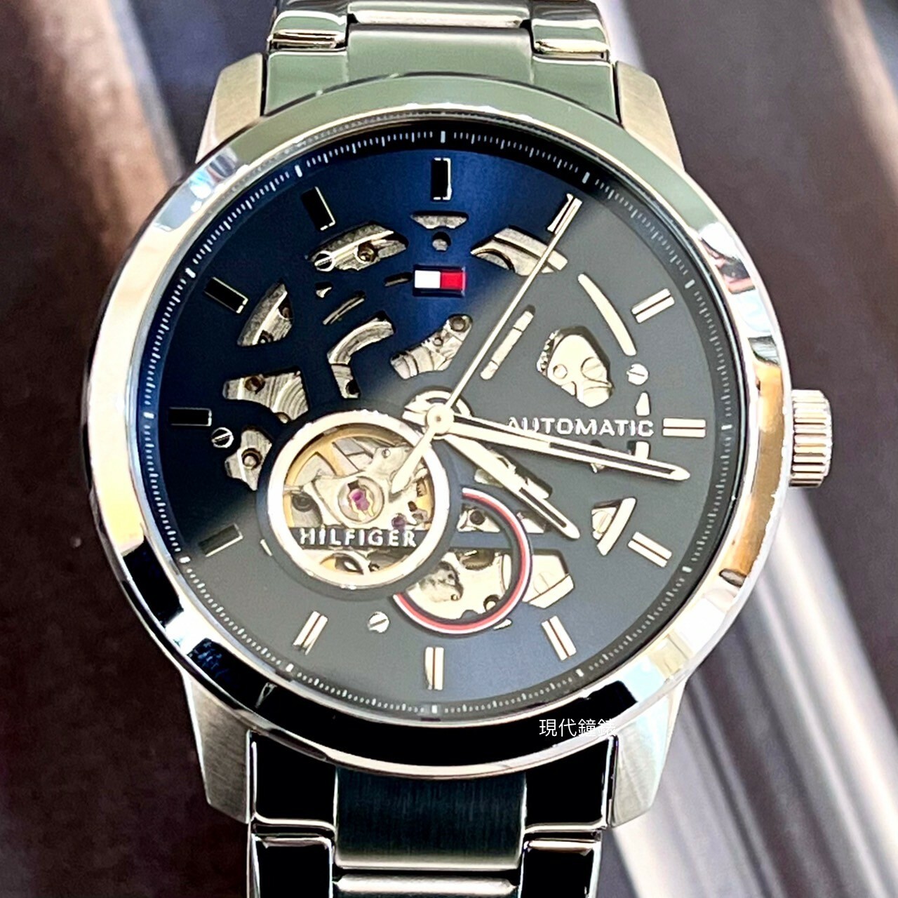 【Tommy Hilfiger】Empire State系列(藍)1710661 43mm 現代鐘錶