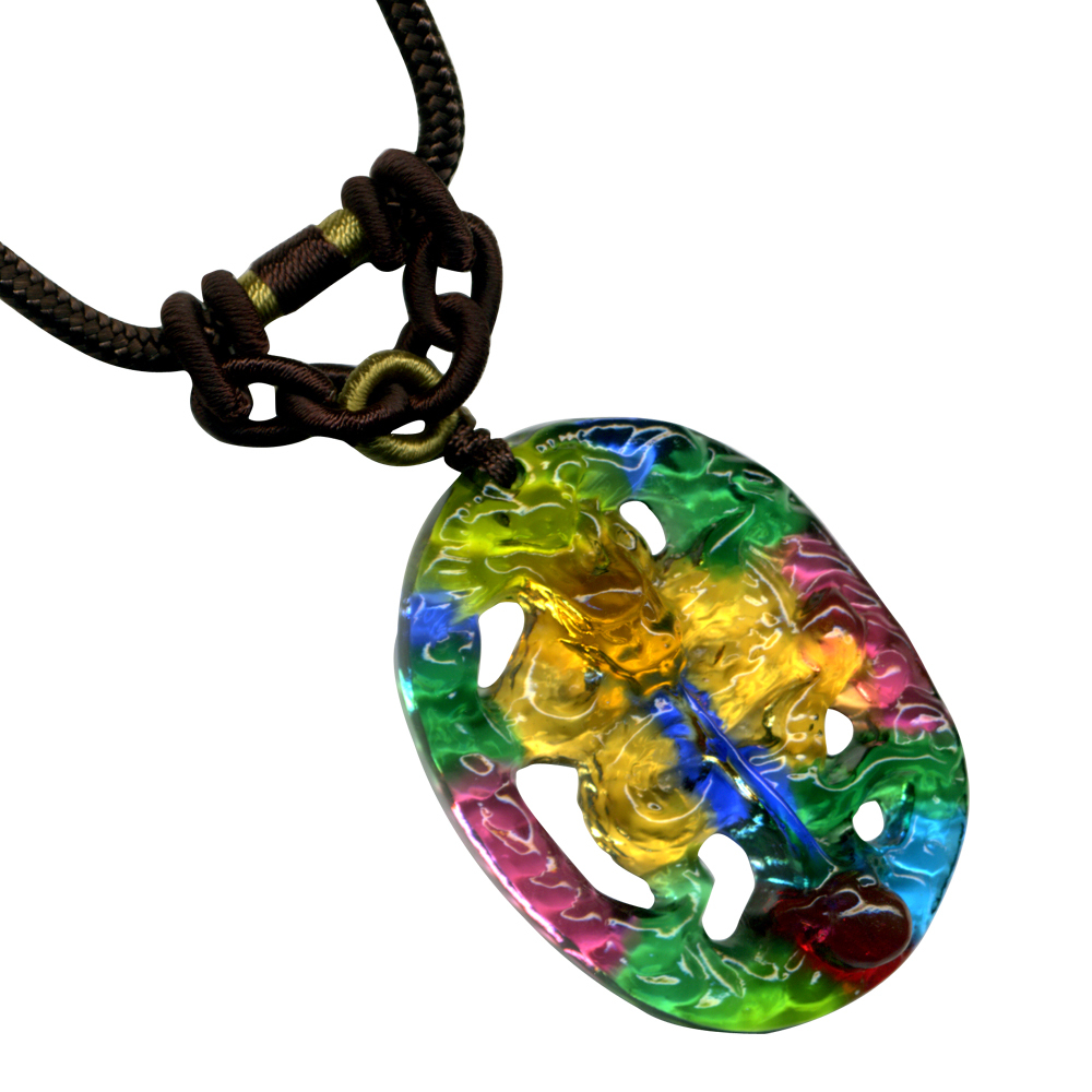 蟠龍盤踞開運項鍊 招財辟邪鎮宅護身