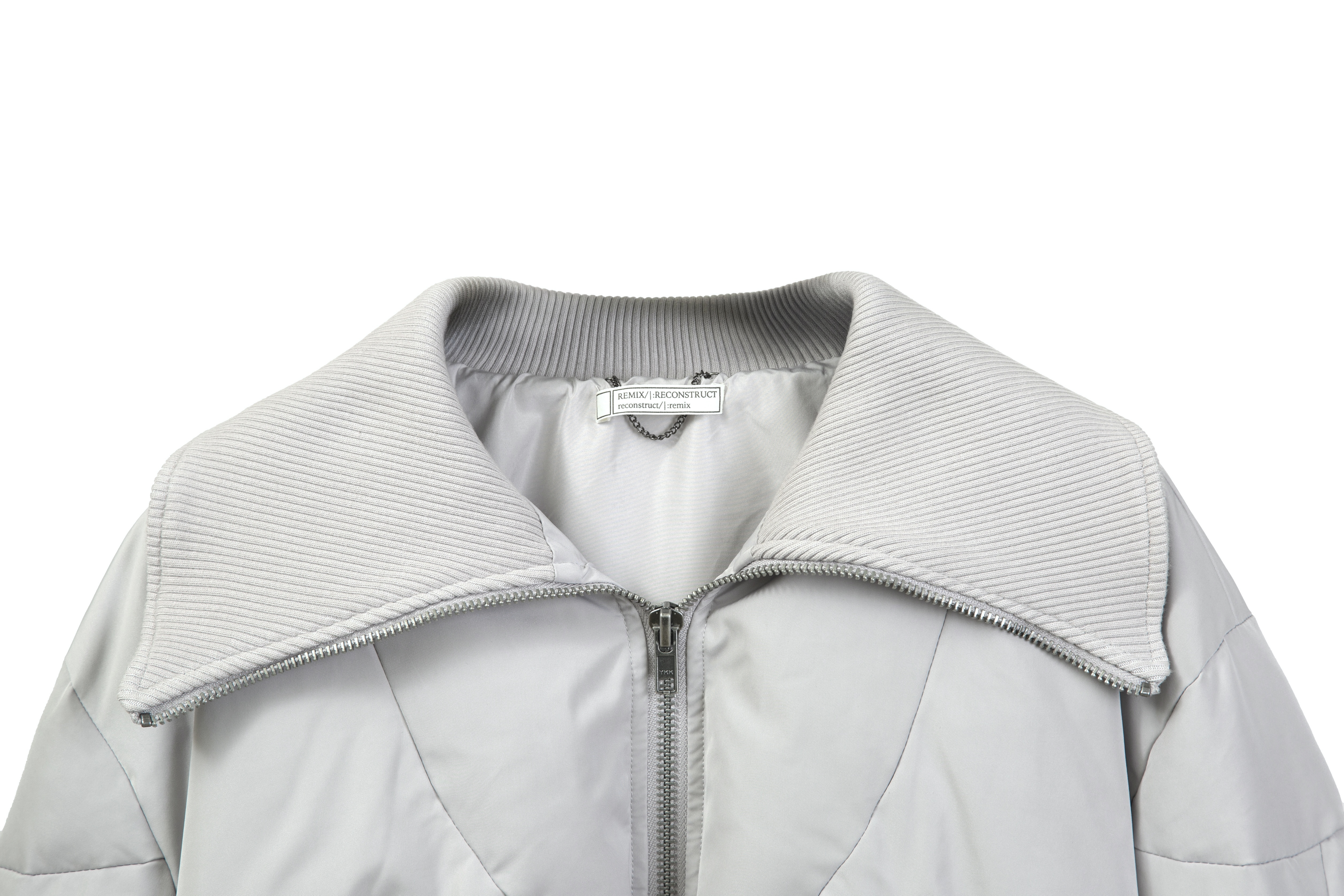 REMIX "Shawl Bomber Jacket" (Grey)