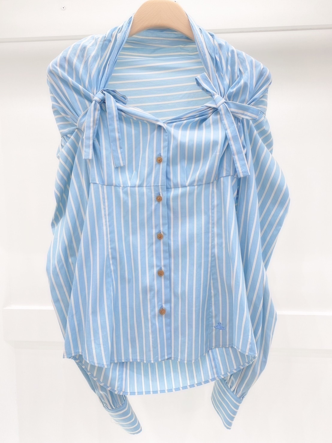 VVN設計感直條襯衫