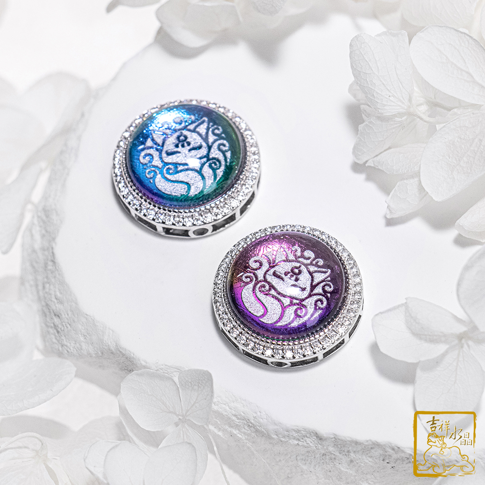 鎳鐵隕石-天鐵隕石九尾狐仙 單珠 / 雙色可挑