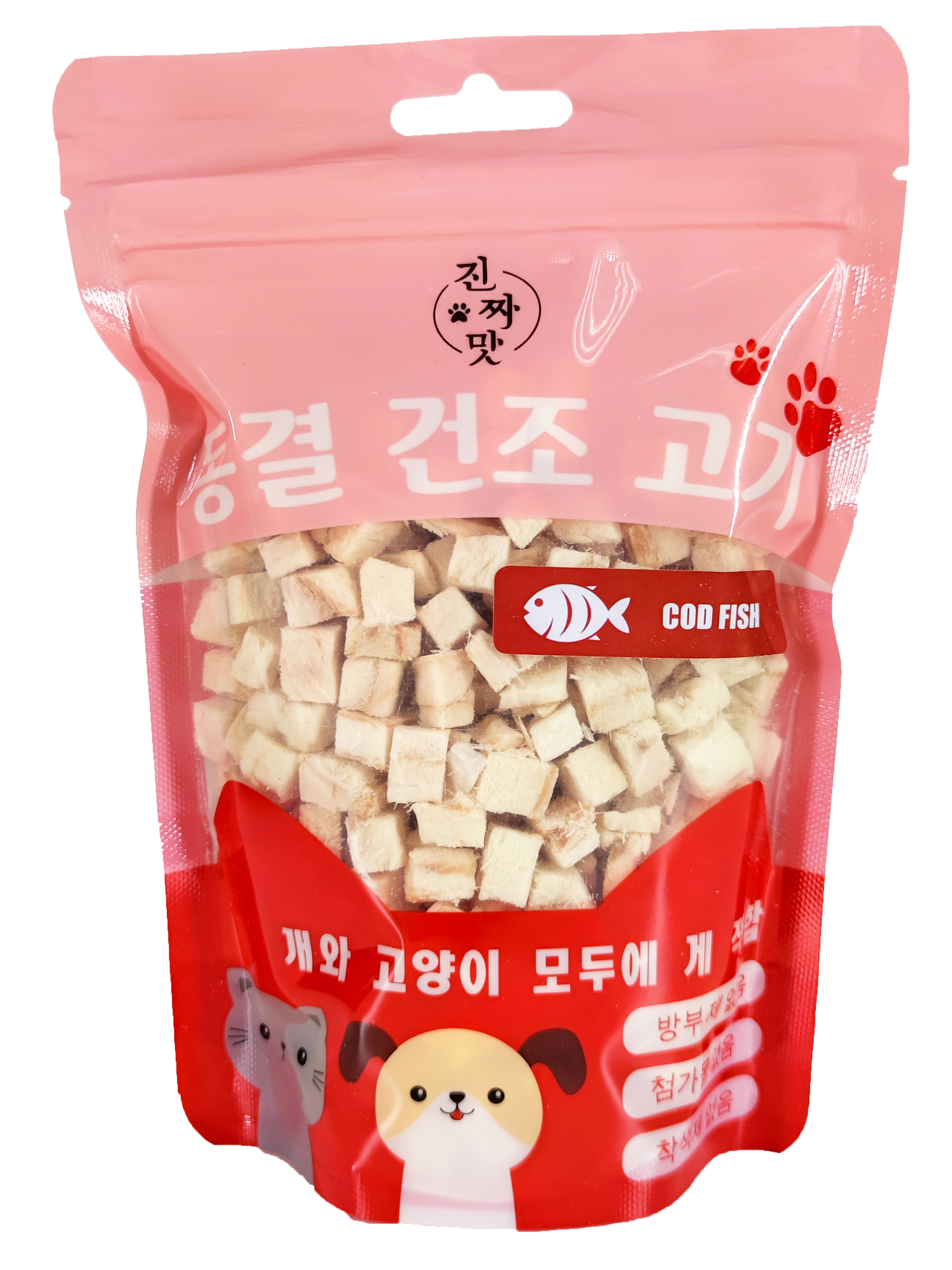 真味 凍乾小食 鱈魚粒 80克