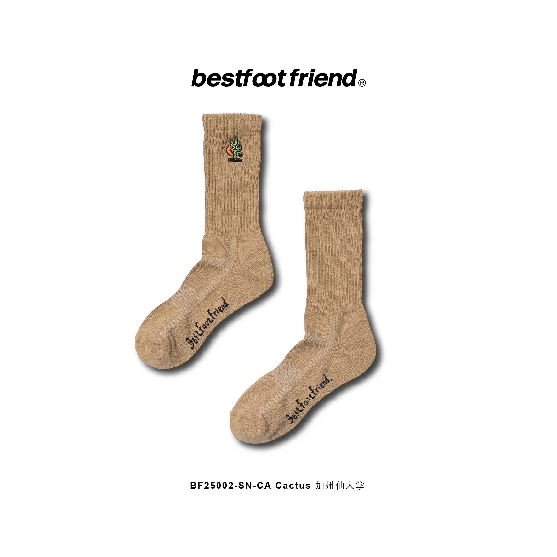 【車庫服飾】BEST FOOT FRIEND CA Cactus 加州仙人掌 長襪