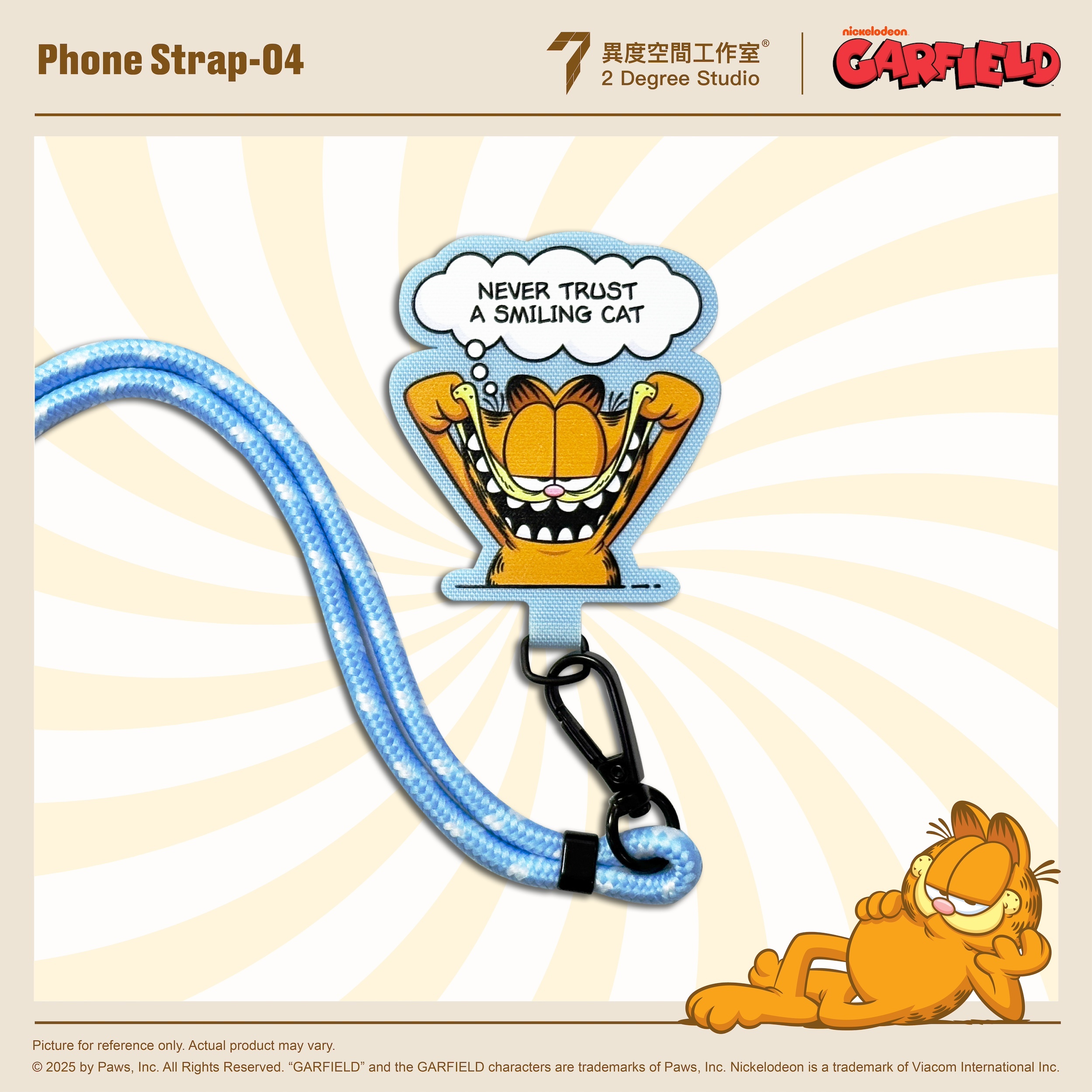 加菲貓 電話繩 GF-Phone Strap-04