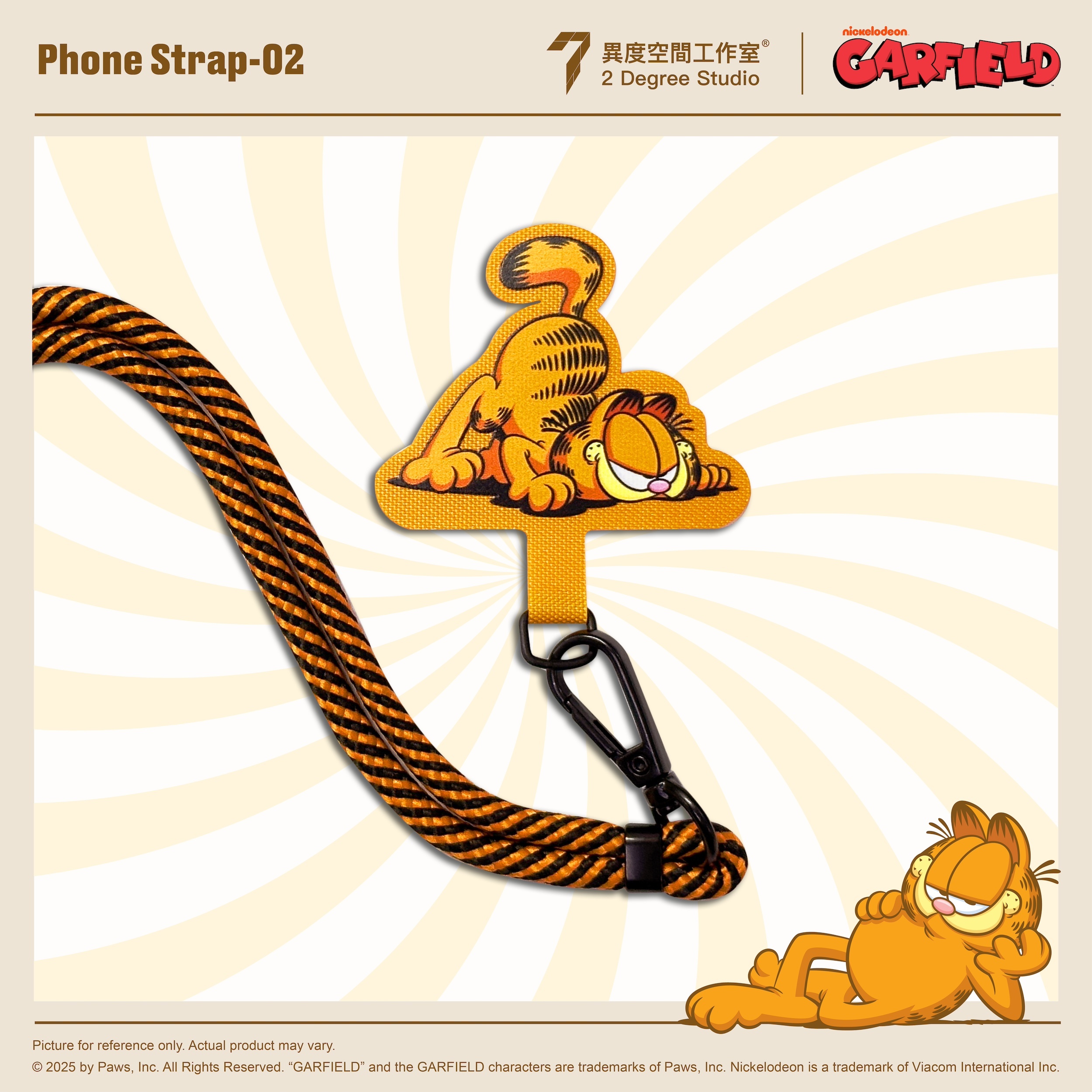 加菲貓 電話繩 GF-Phone Strap-02