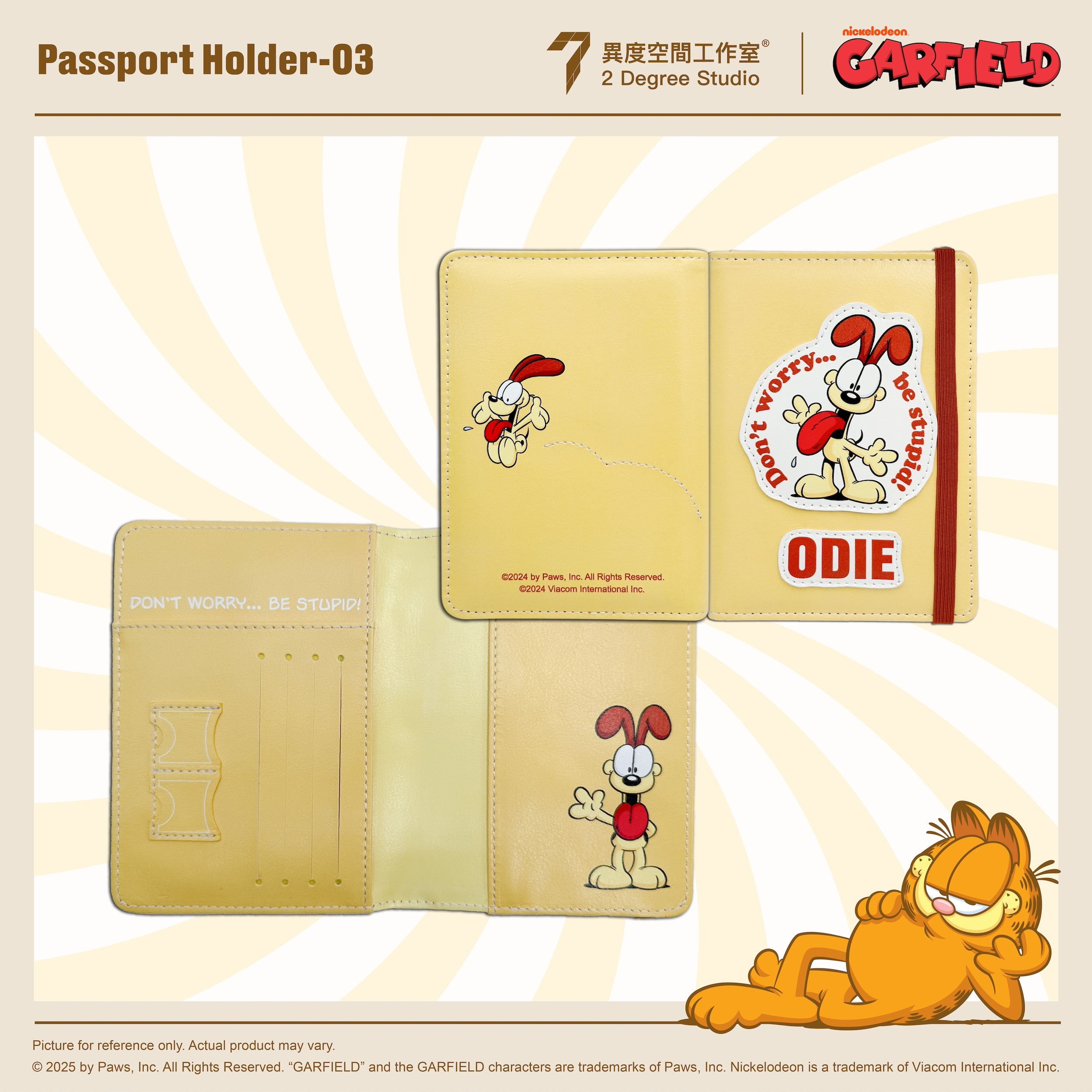 加菲貓 護照套 GF-Passport Holder-03