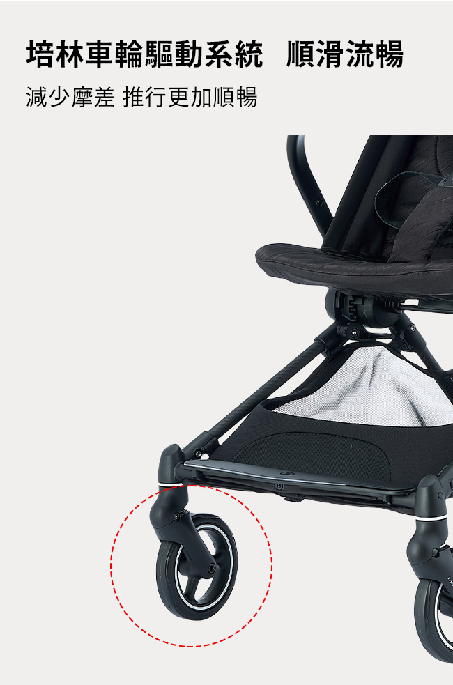 fyn 推車 培林車輪驅動系統，順滑流暢